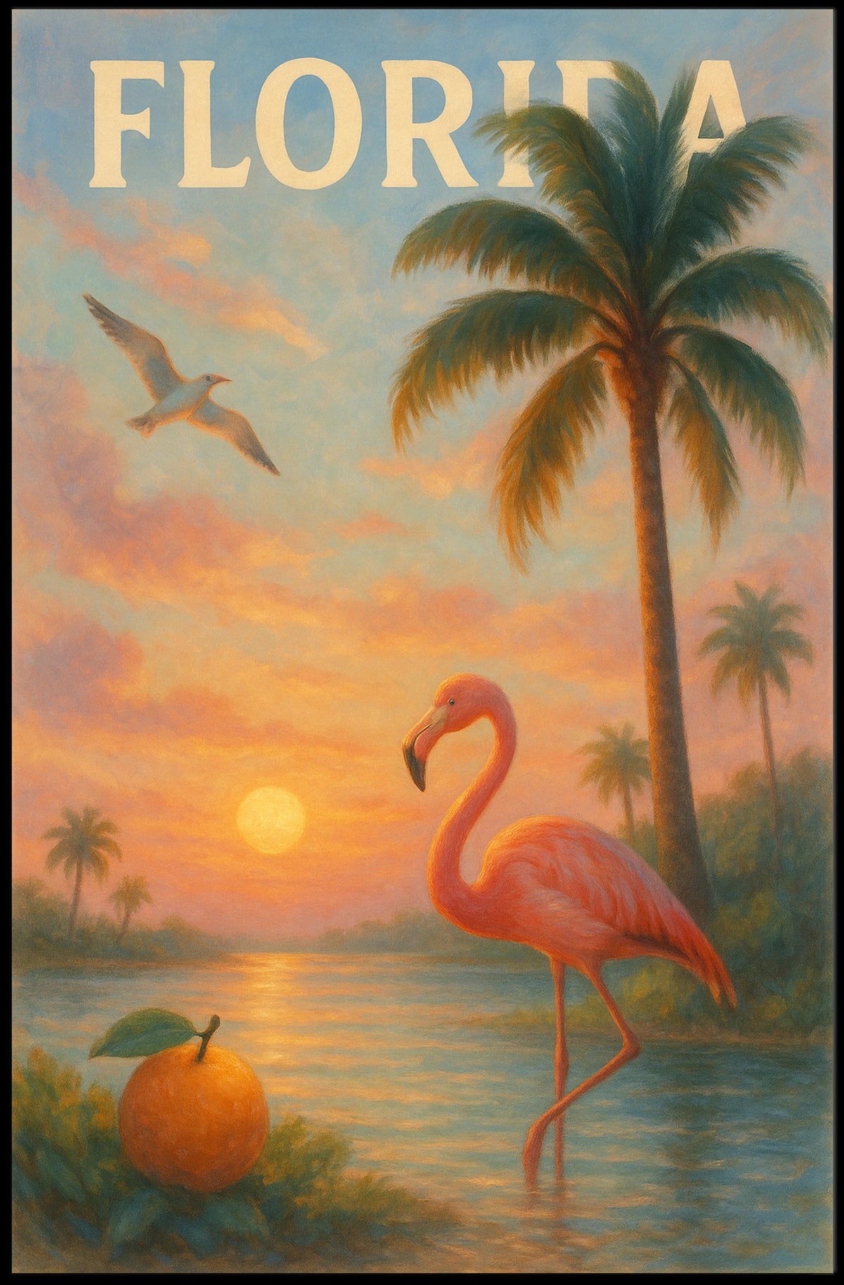 Florida Sunset Poster