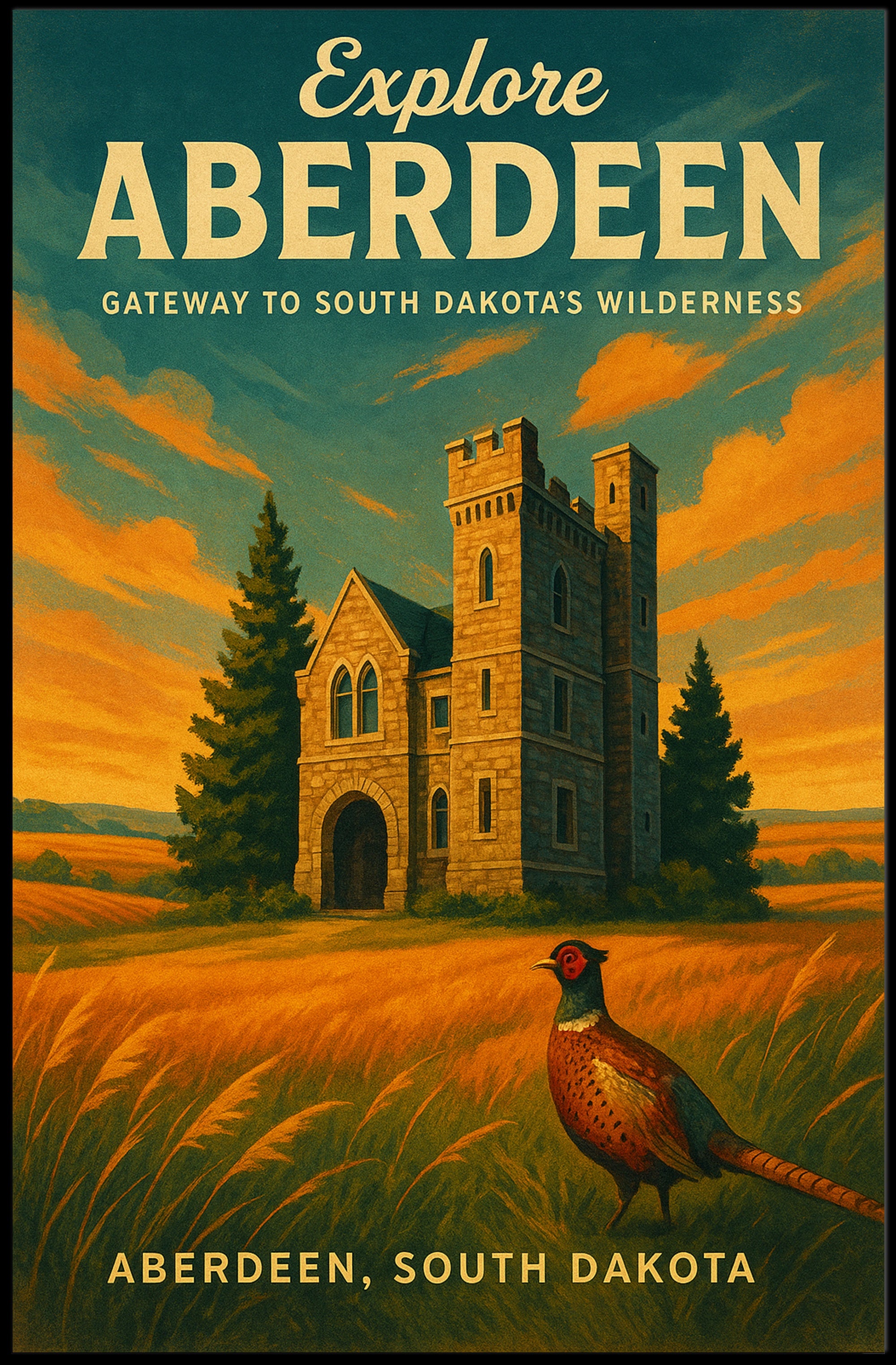 Discover Aberdeen Poster