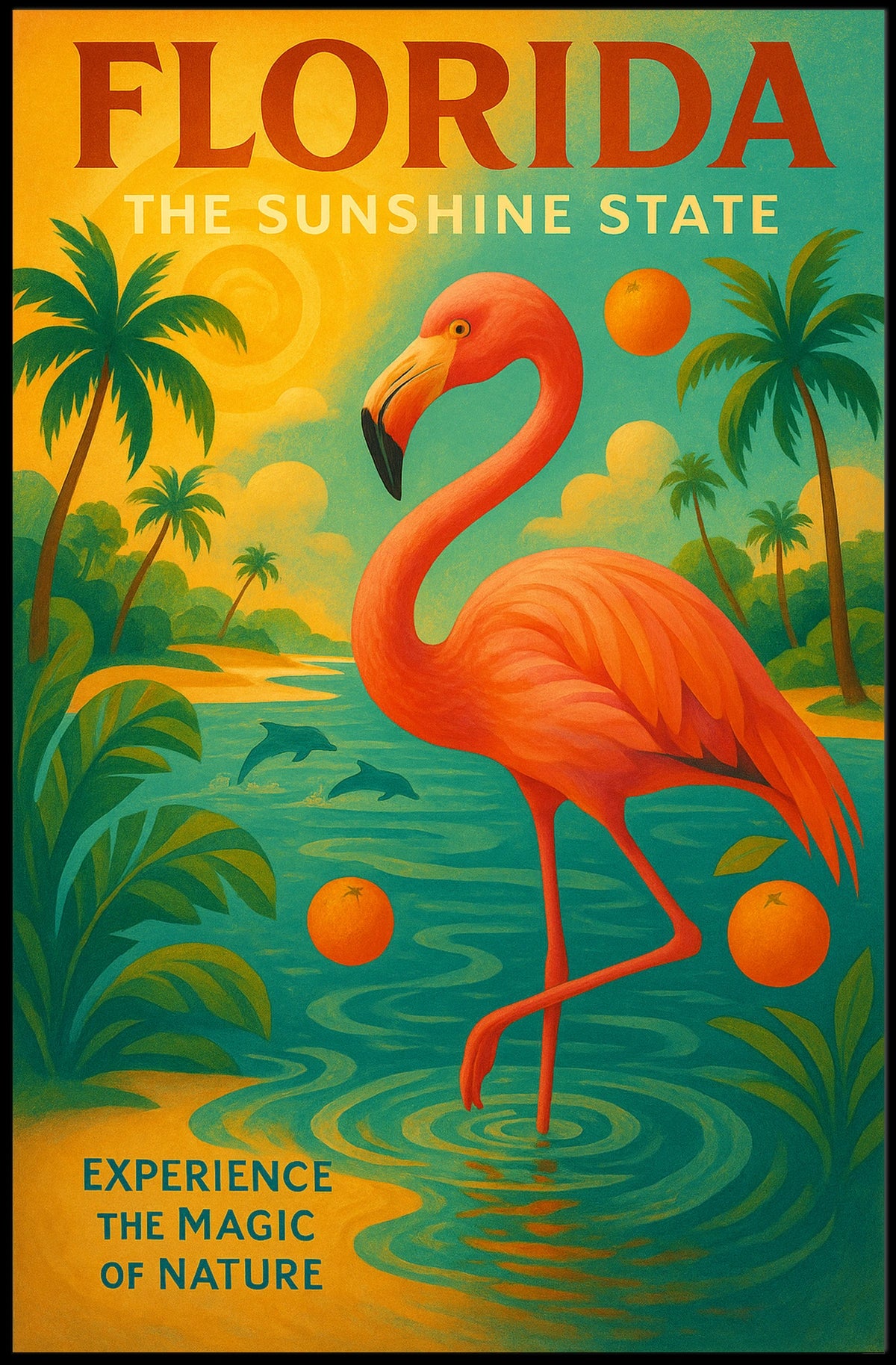 Florida The Sunshine State Poster