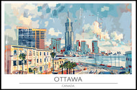 Ottawa Cityscape Poster PosterGoat