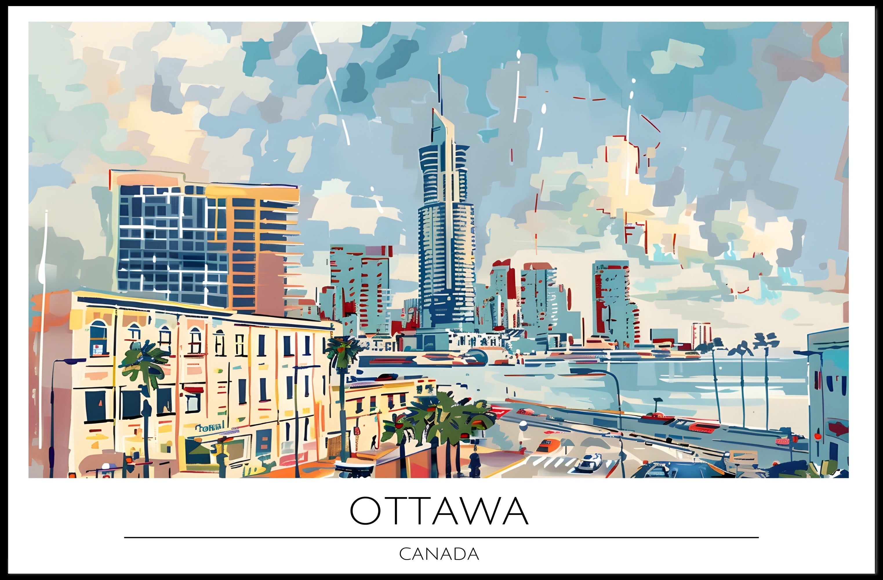 Ottawa Cityscape Poster PosterGoat