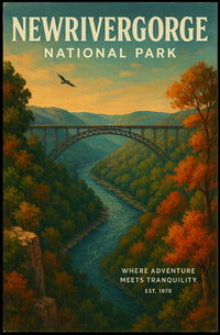 New River Gorge National Park Wall Art