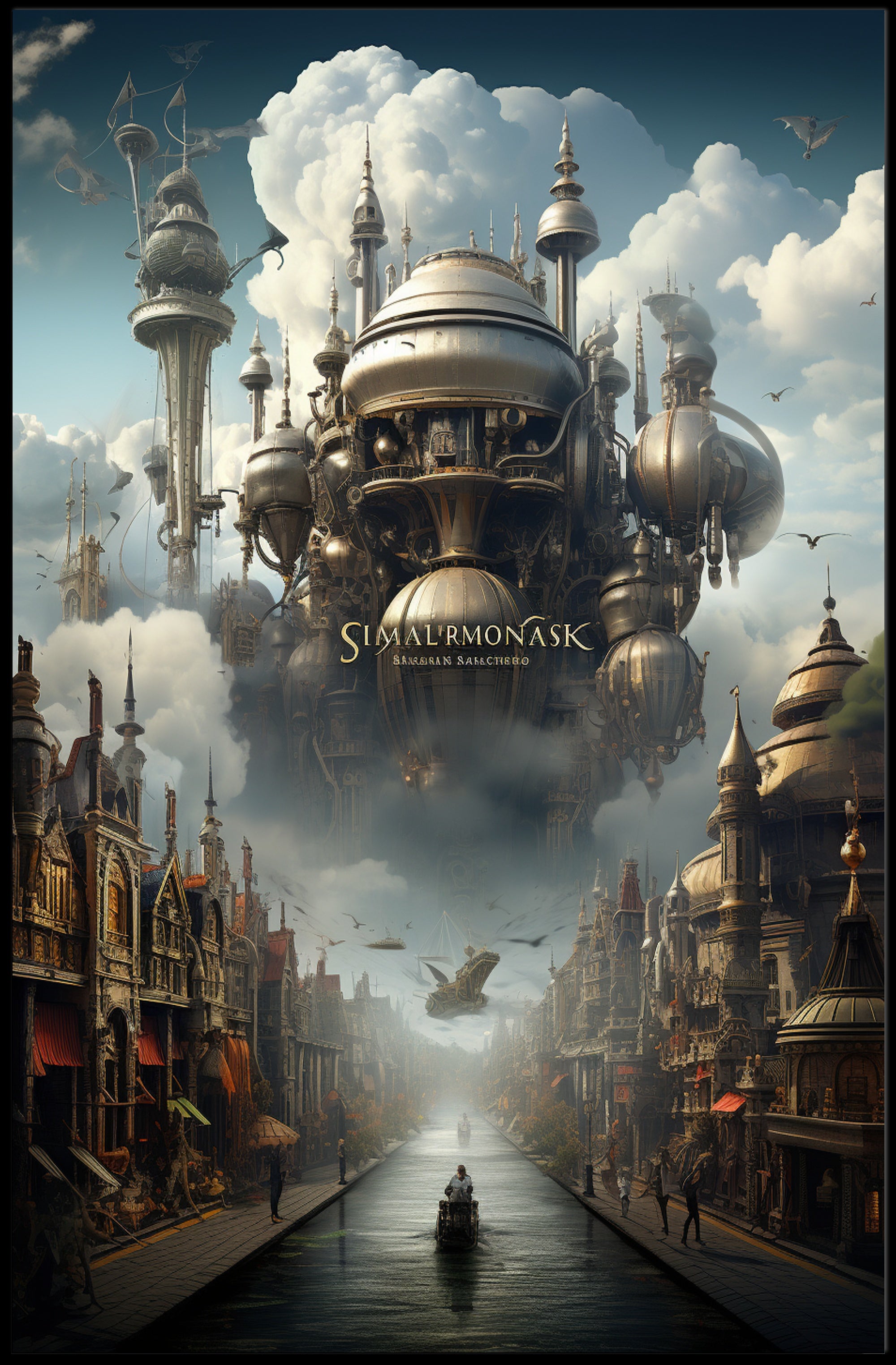 SimalRmonask A Steampunk Vision Poster