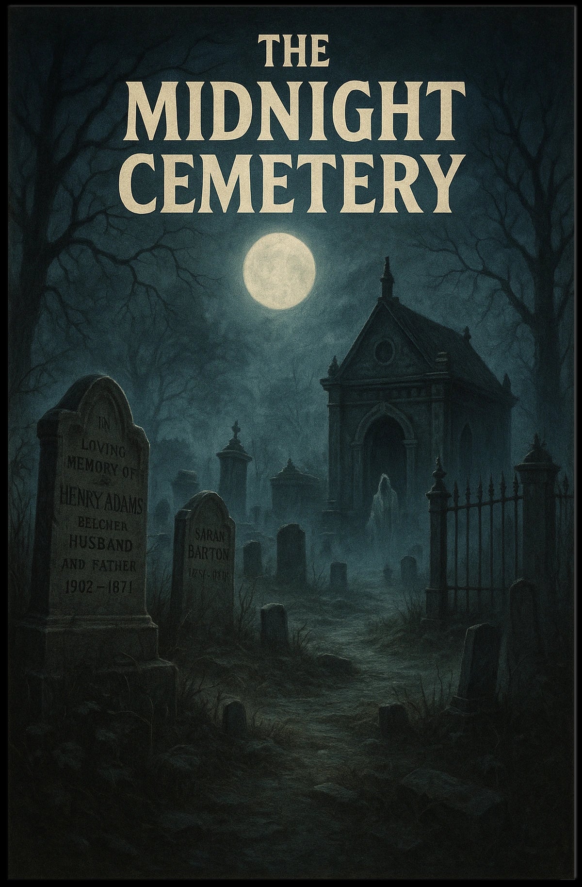 The Midnight Cemetery Poster
