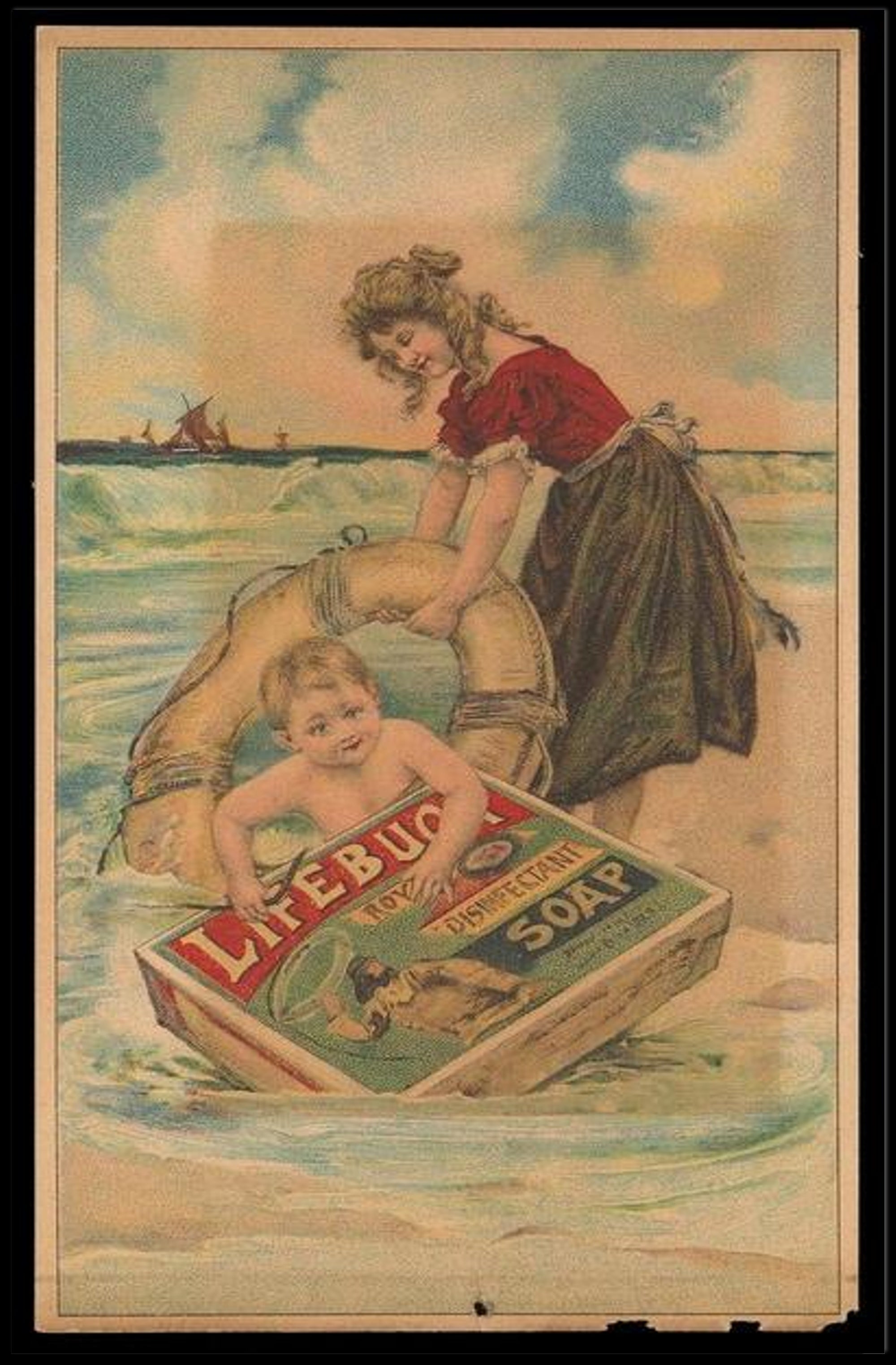 Vintage Lifebuoy Soap Advertisement Poster PosterGoat
