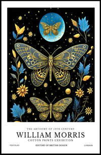 William Morris Cotton Prints Exhibition Poster
