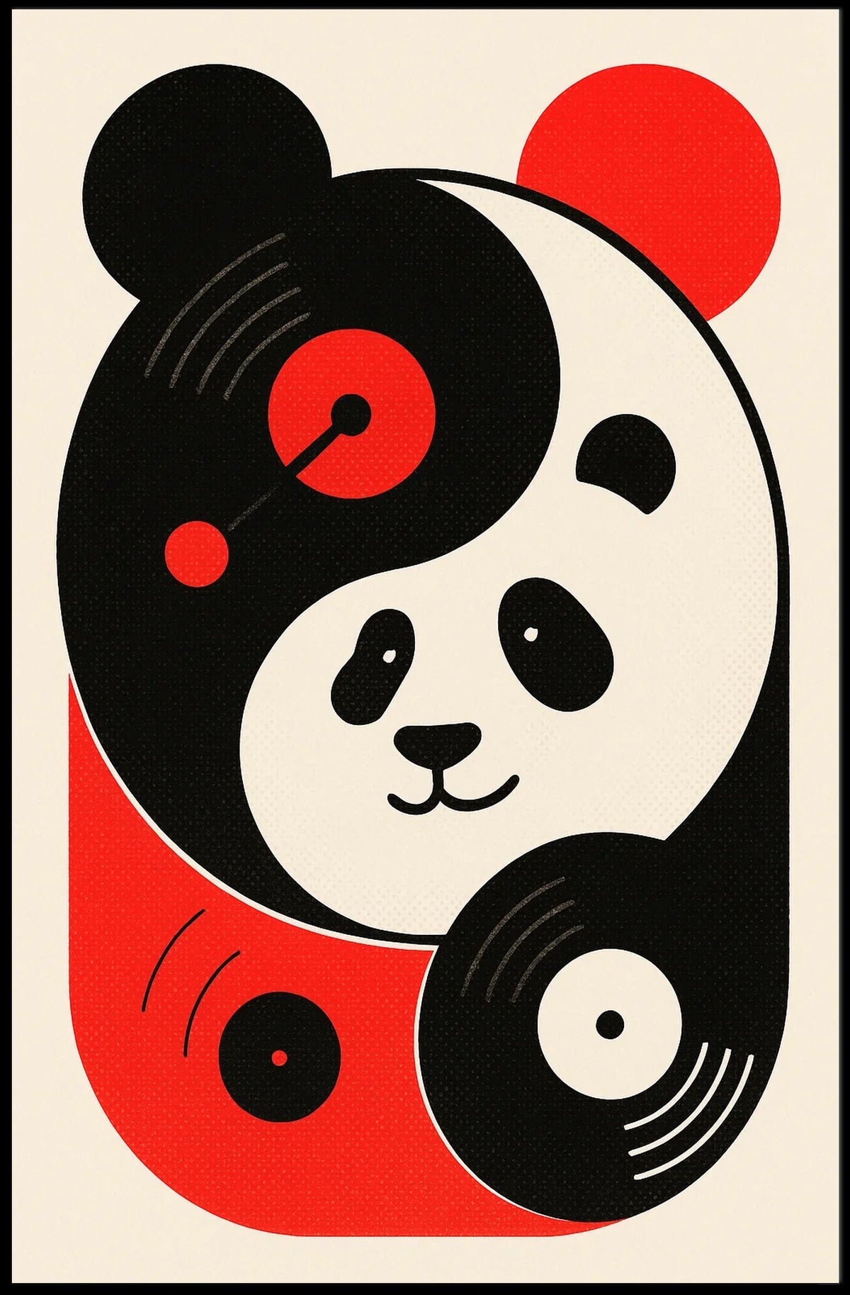 Panda Groove Poster