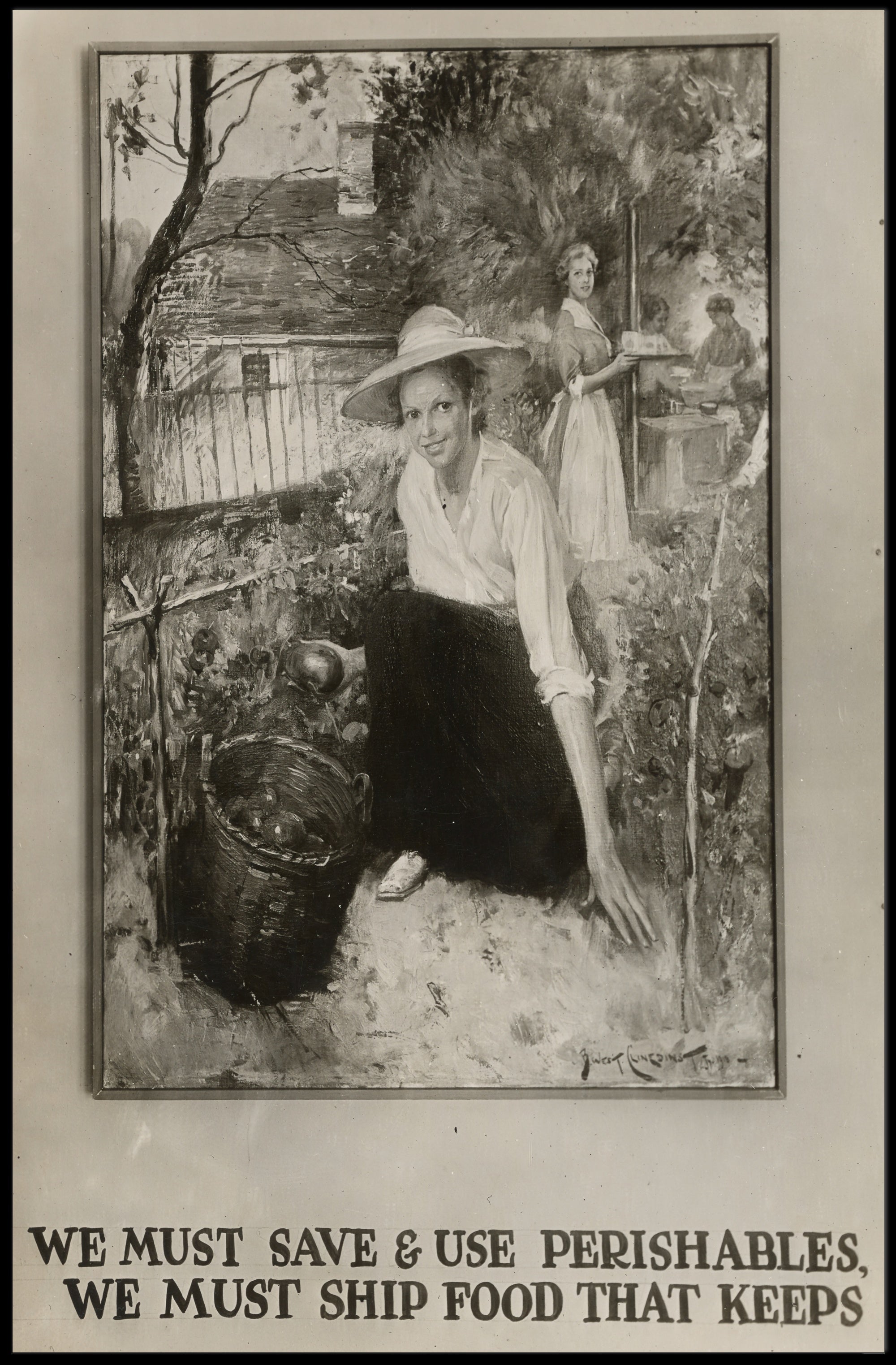 Vintage Wartime Propaganda Poster: Patriotic Resource Management Art PosterGoat