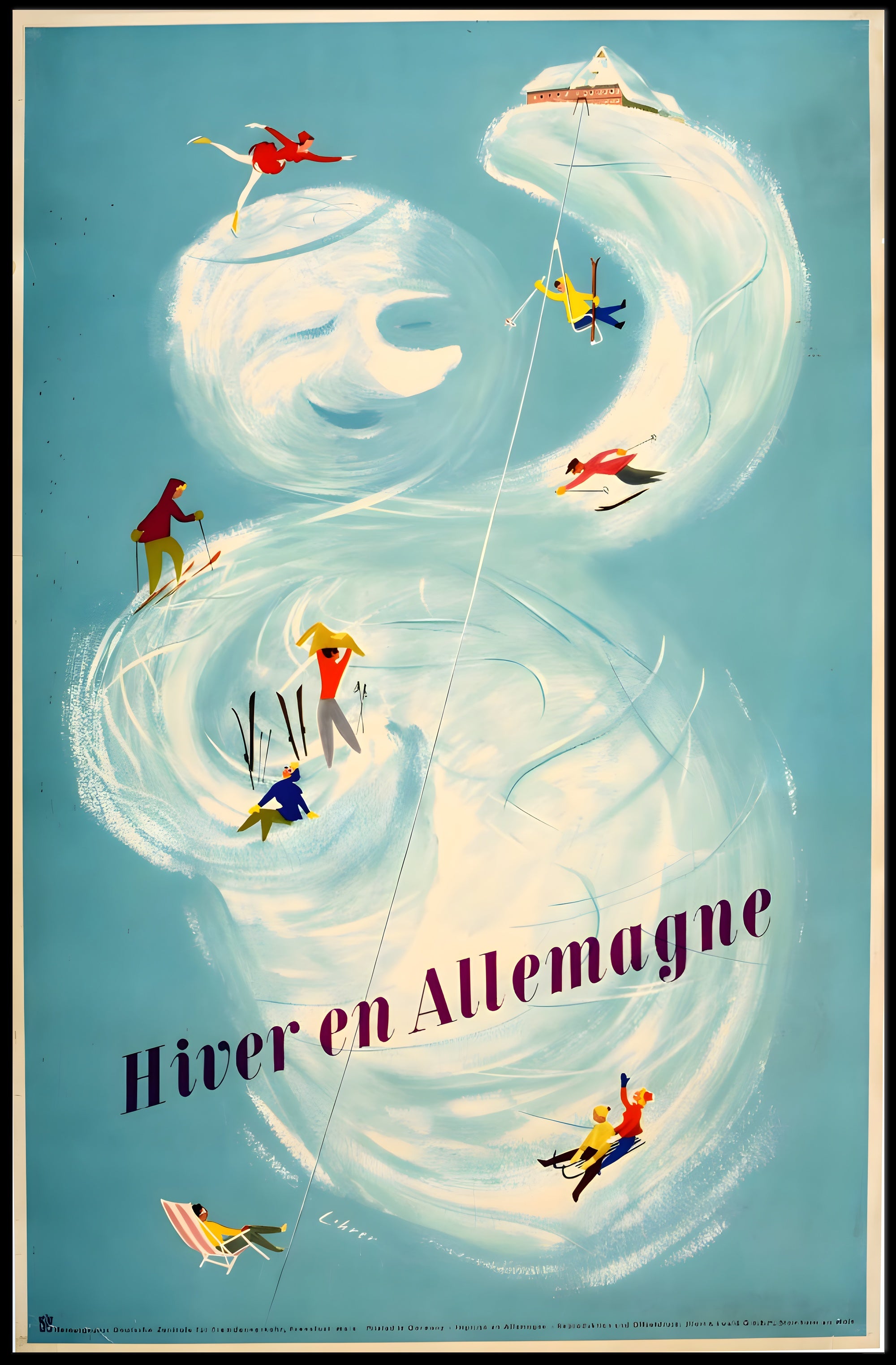 Winter Adventures in Germany Poster PosterGoat