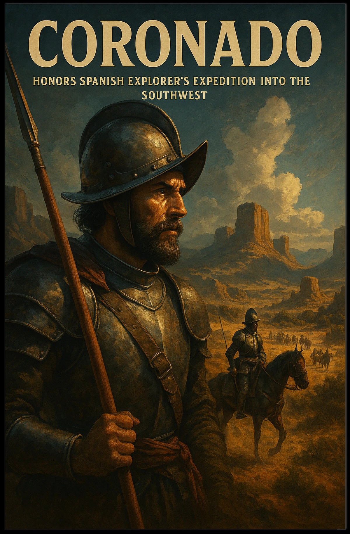 Coronado Honoring The Spanish Explorer Poster