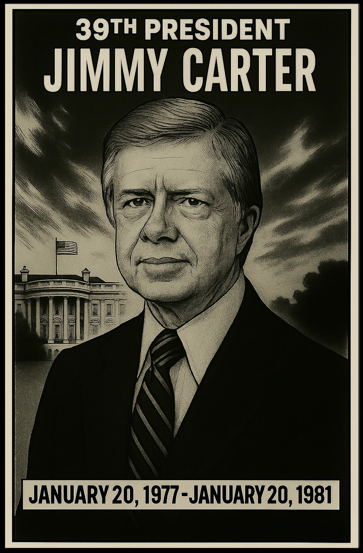 Jimmy Carter 39Th President Poster