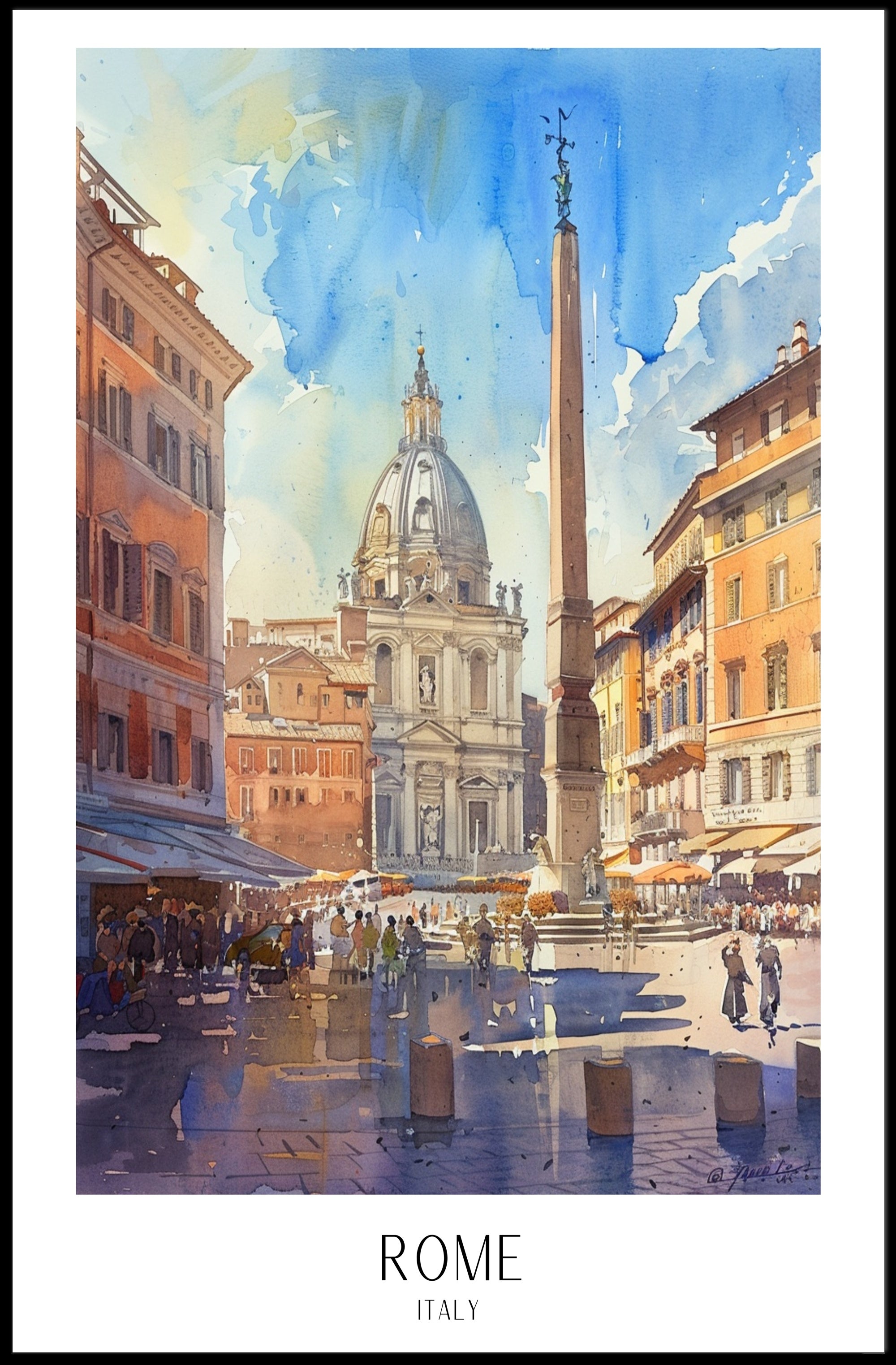 Rome Splendor Poster PosterGoat