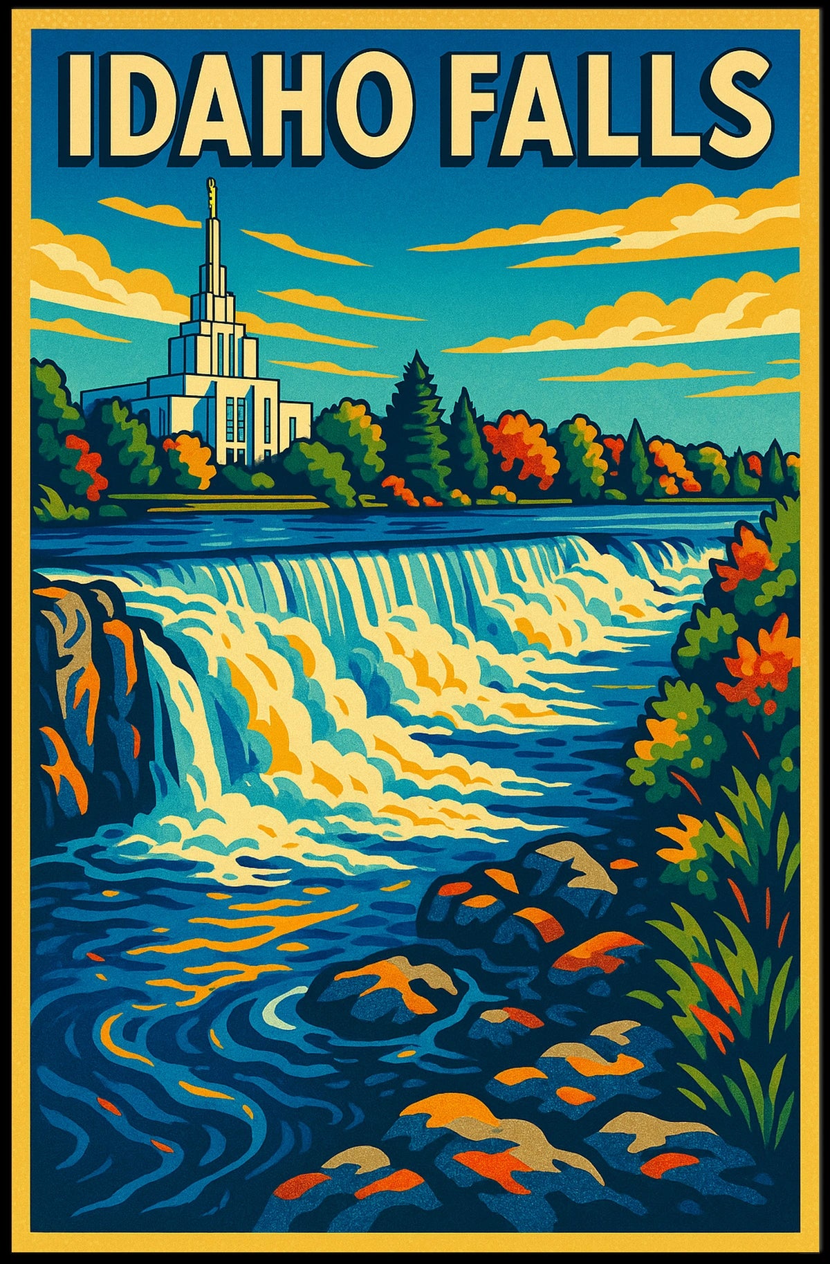 Idaho Falls Scenic Poster