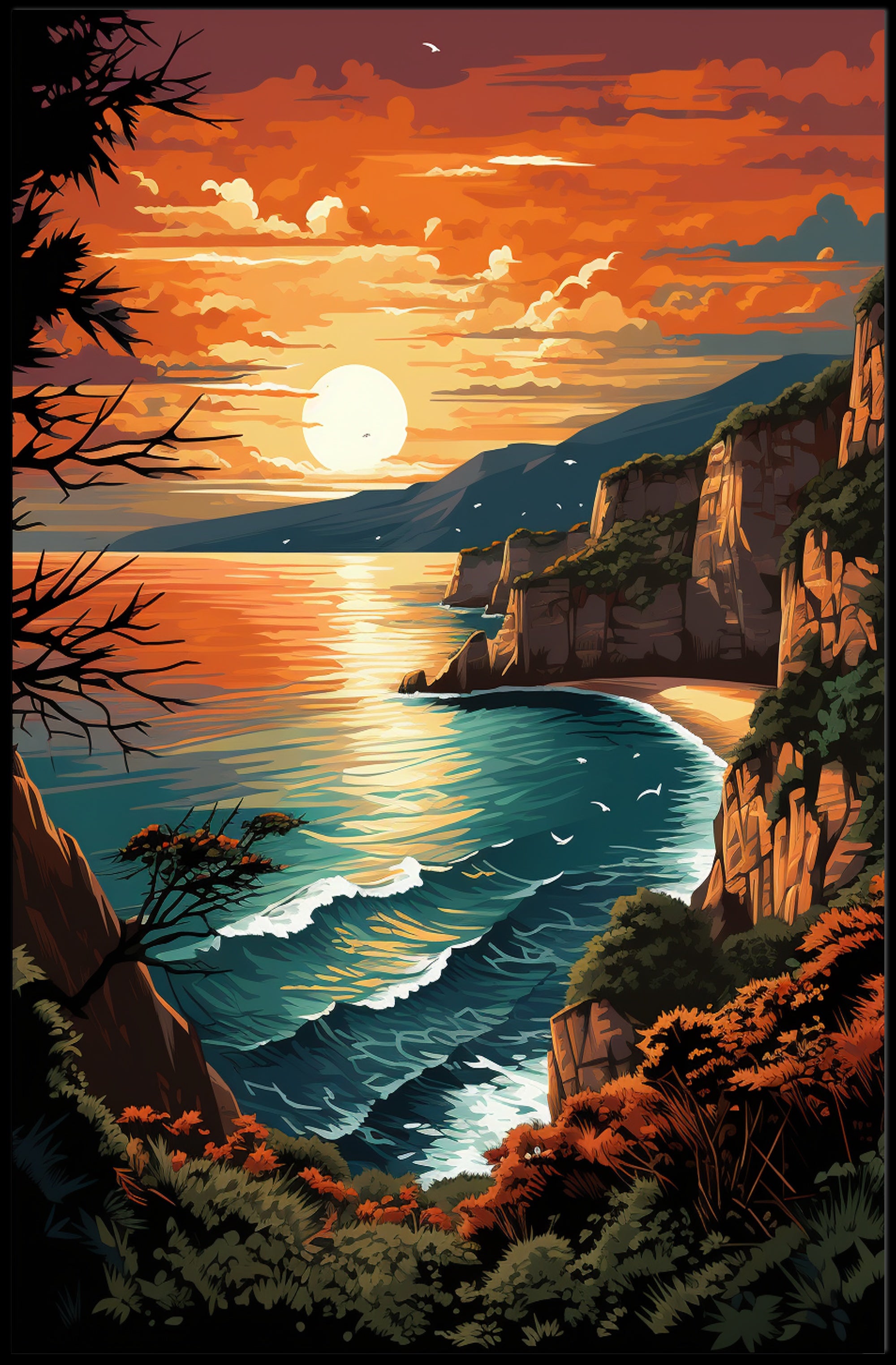Sunset Serenity Poster