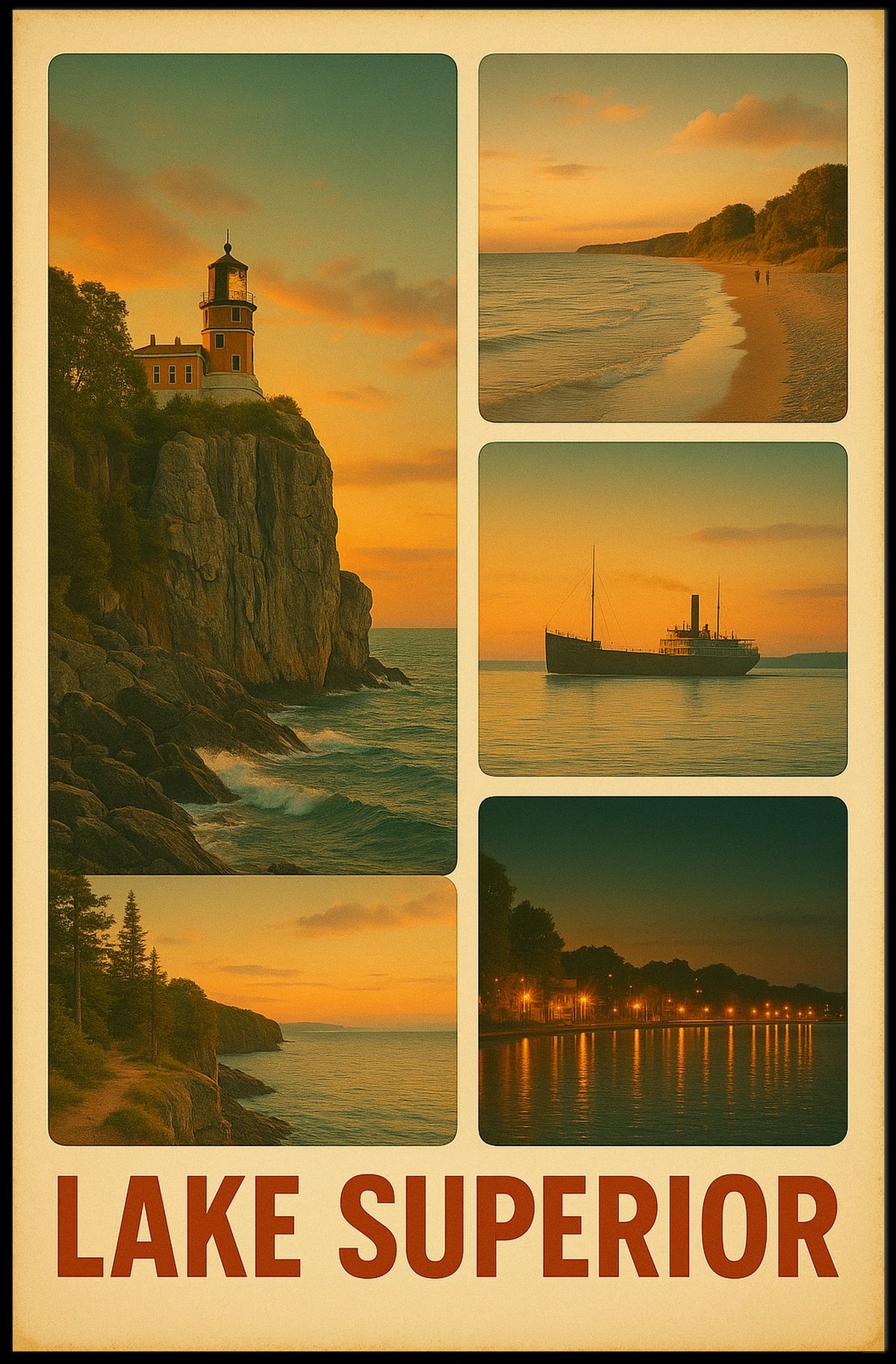 Lake Superior Scenic Poster