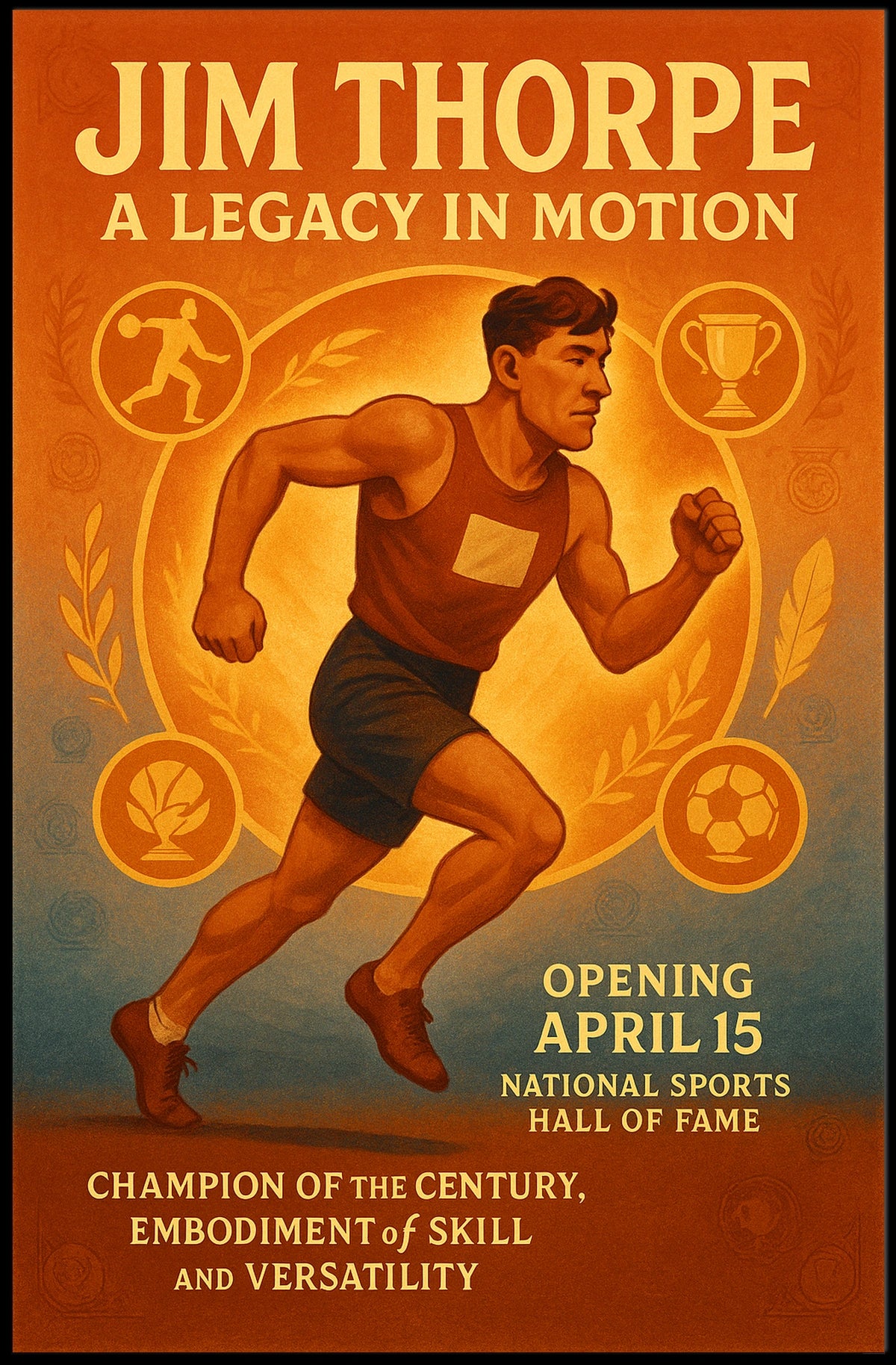 Jim Thorpe A Legacy in Motion Jim Thorpe Poster