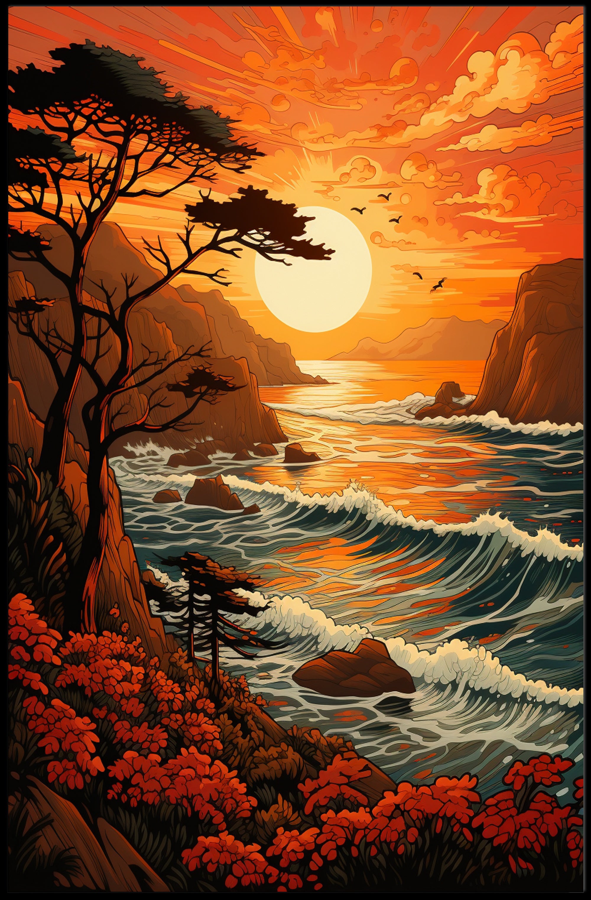 Sunset Serenity Poster