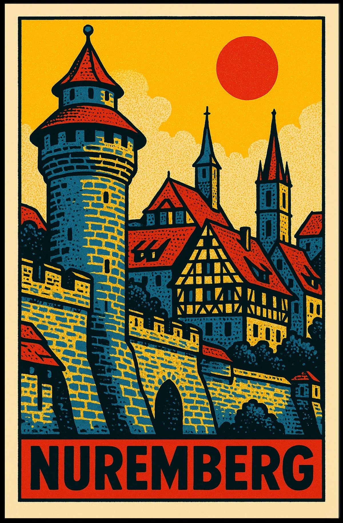 Nuremberg A Glimpse into History Poster