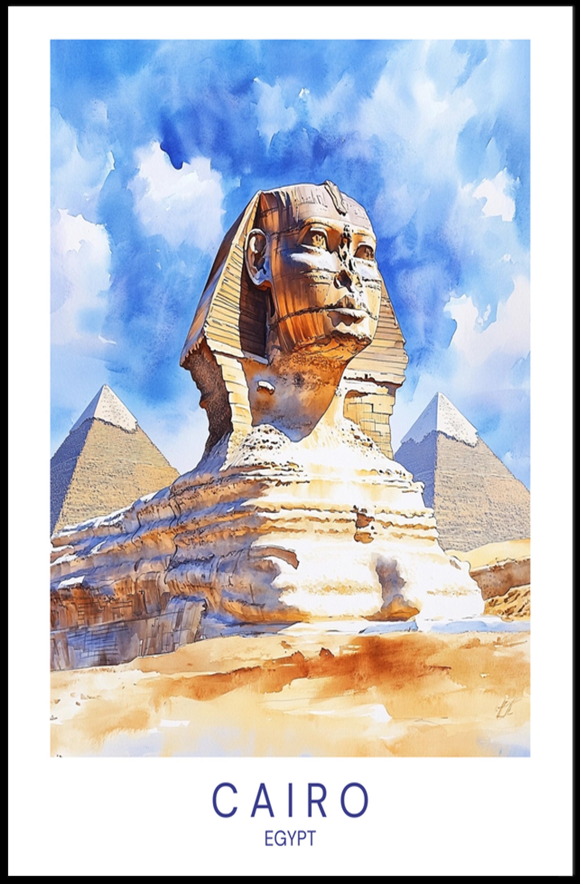 Majestic Cairo Poster PosterGoat