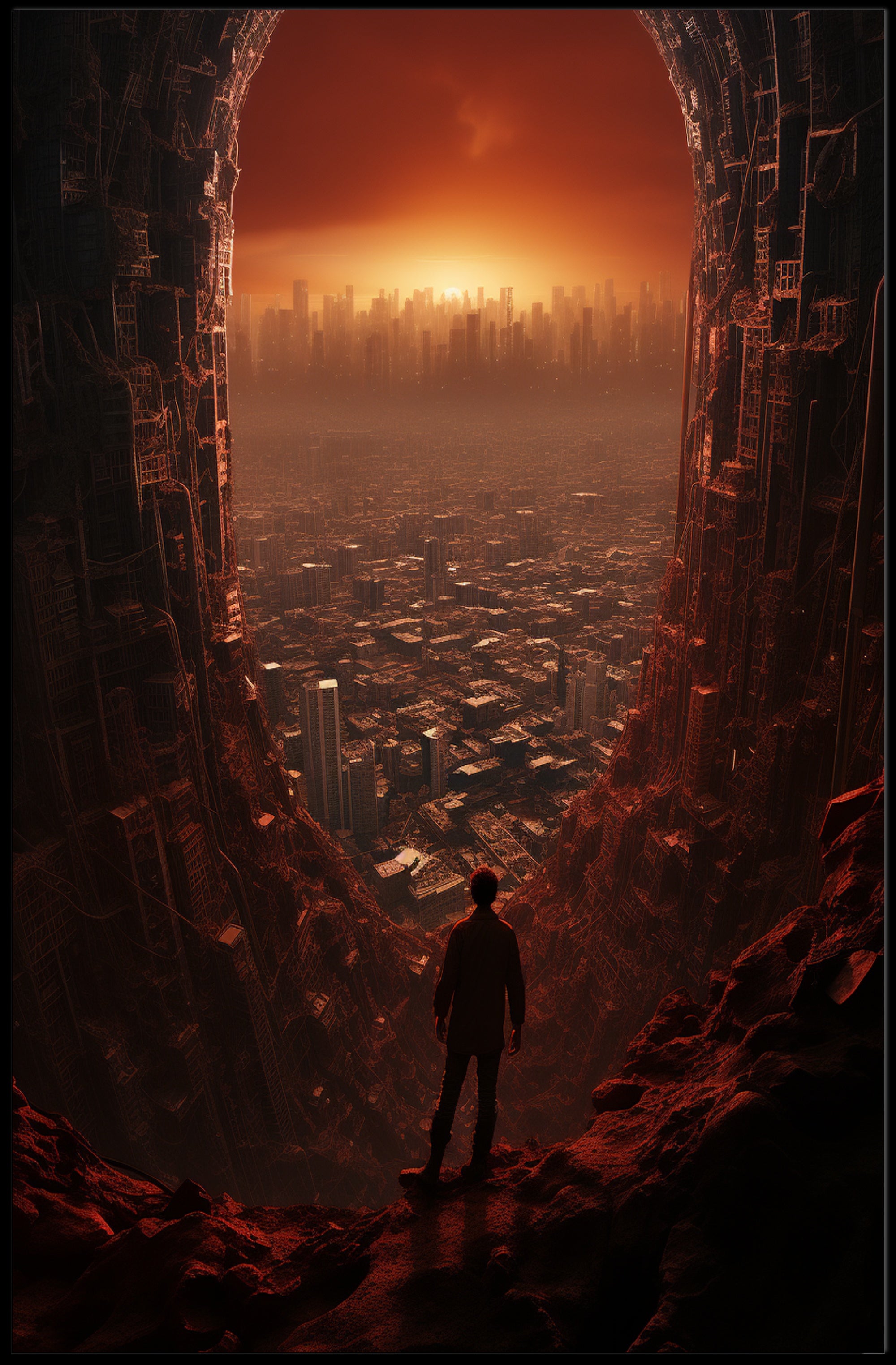 Gateway To The Cityscape Poster