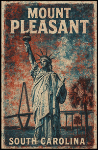 Mount Pleasant Vintage Travel Collectors Poster
