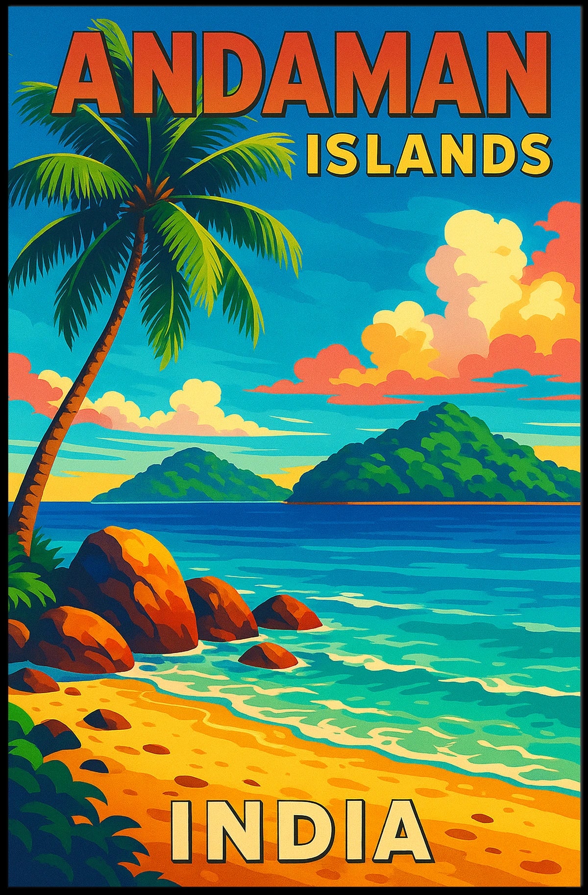 Andaman Islands India Poster