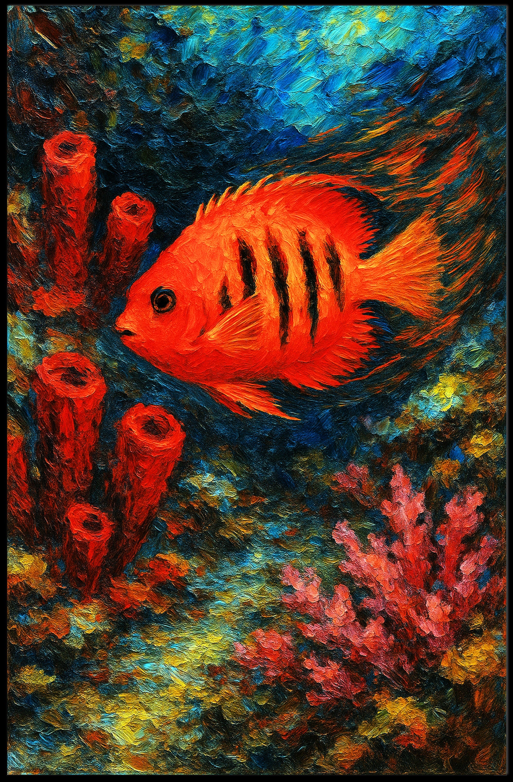 Vibrant Underwater World Poster PosterGoat