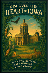 Discover The Heart Of Iowa Poster