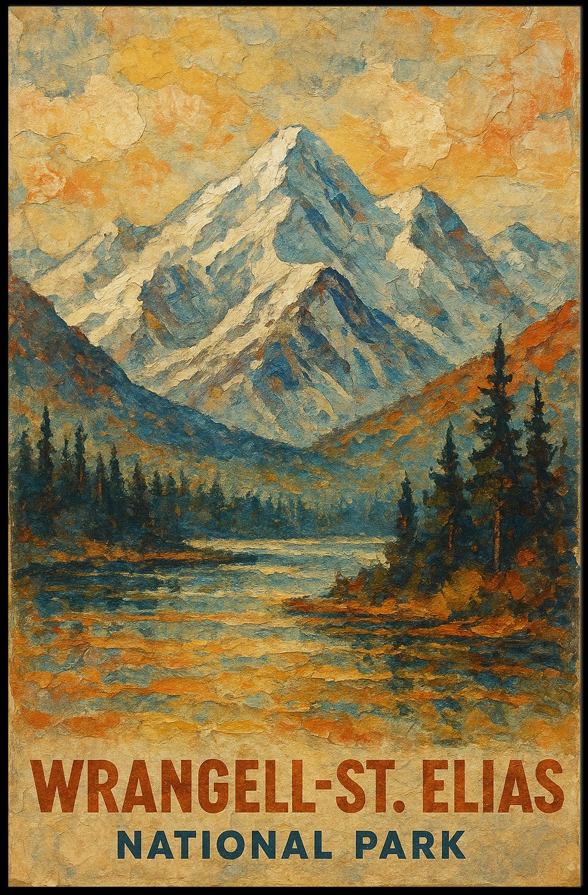 Wrangell-St. Elias National Park Poster