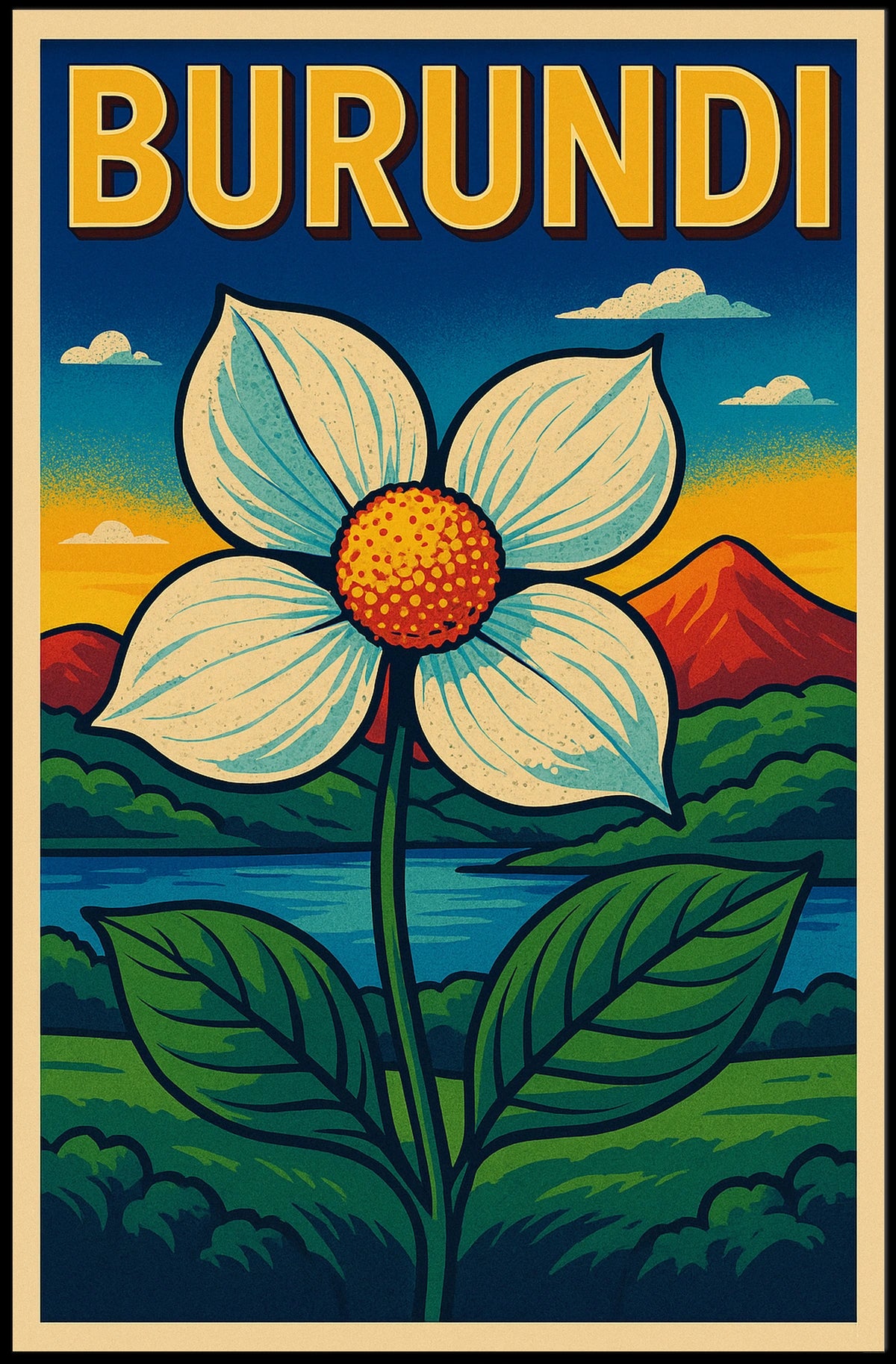 Burundi Natures Beauty Poster