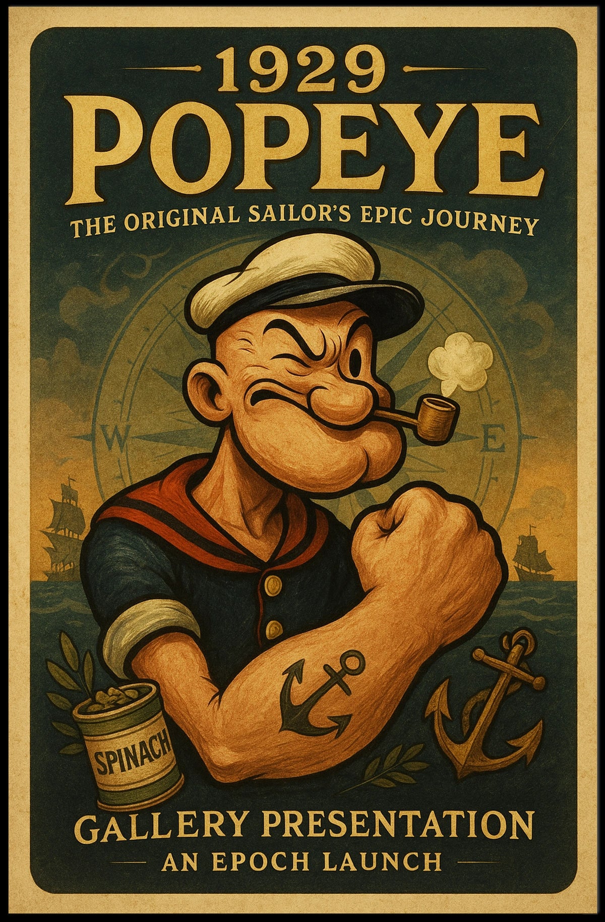 Popeye 1929 Art Poster POP-34