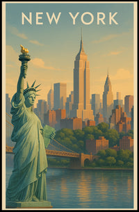 Iconic New York Vintage Poster For Home Decor Lovers