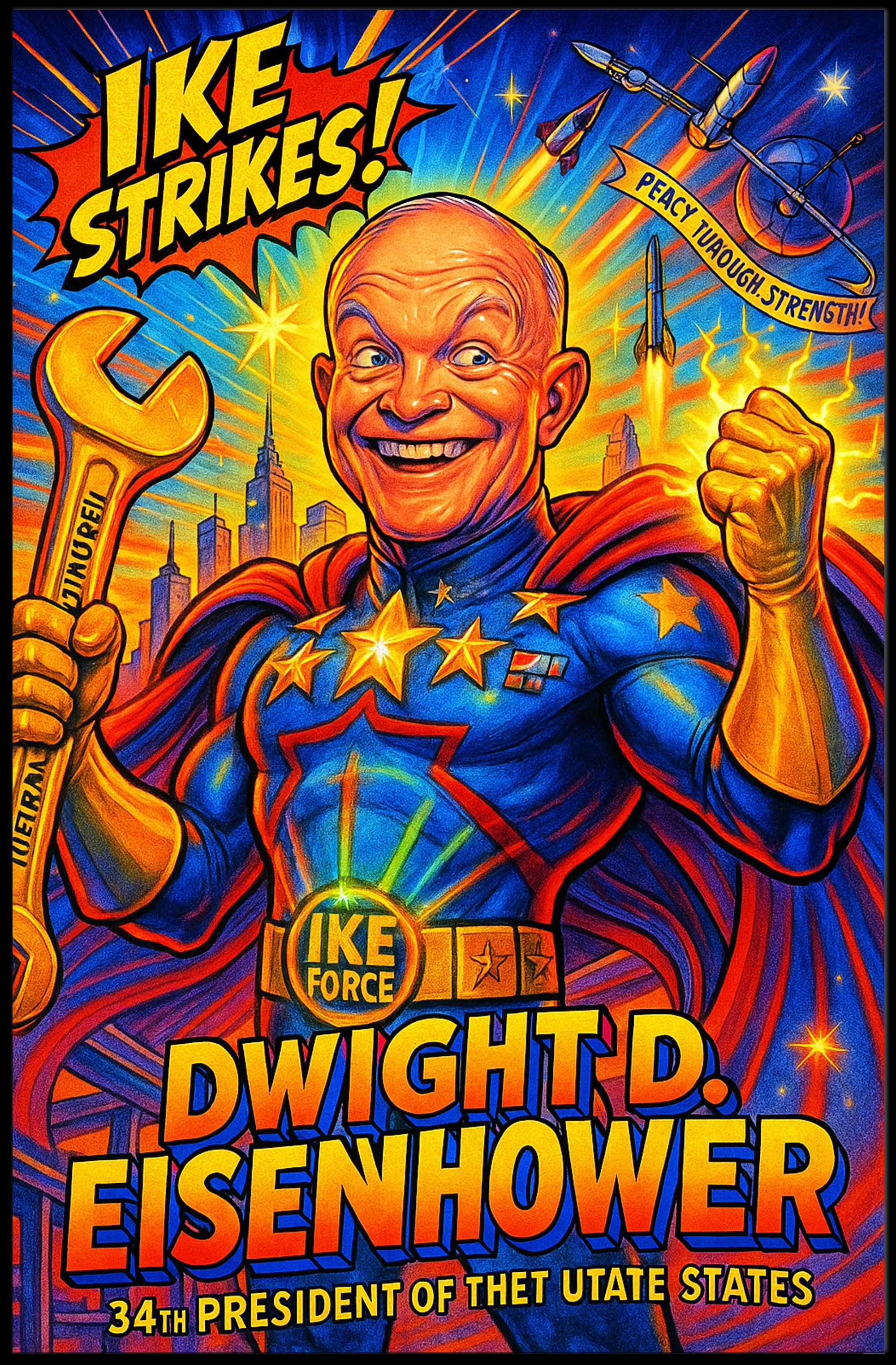 Dwight D. Eisenhower 34th President Poster PosterGoat