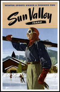Winter Sports Under a Summer Sun Poster PosterGoat