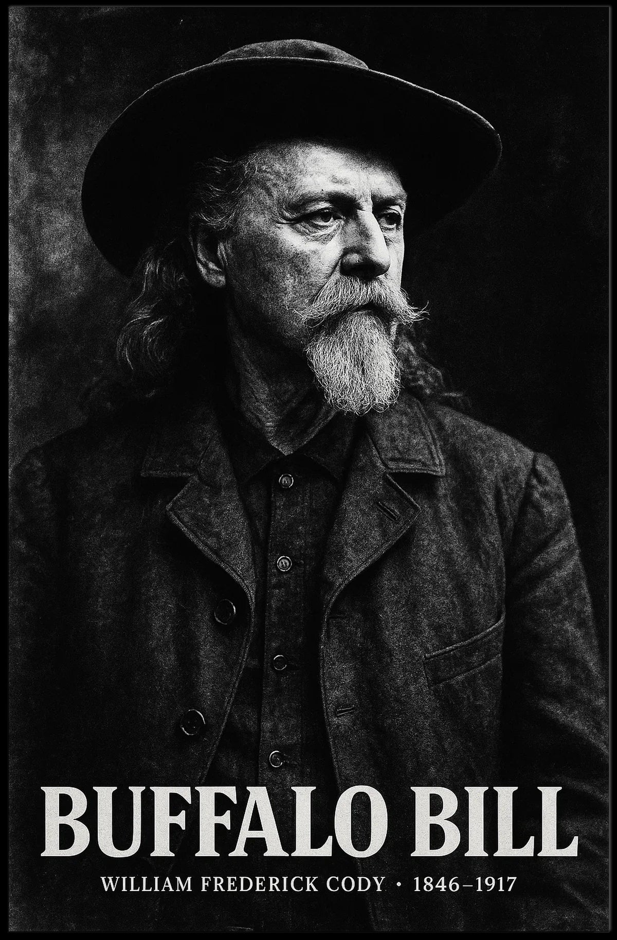 Buffalo Bill Western Legend Historical or Presidential Poster