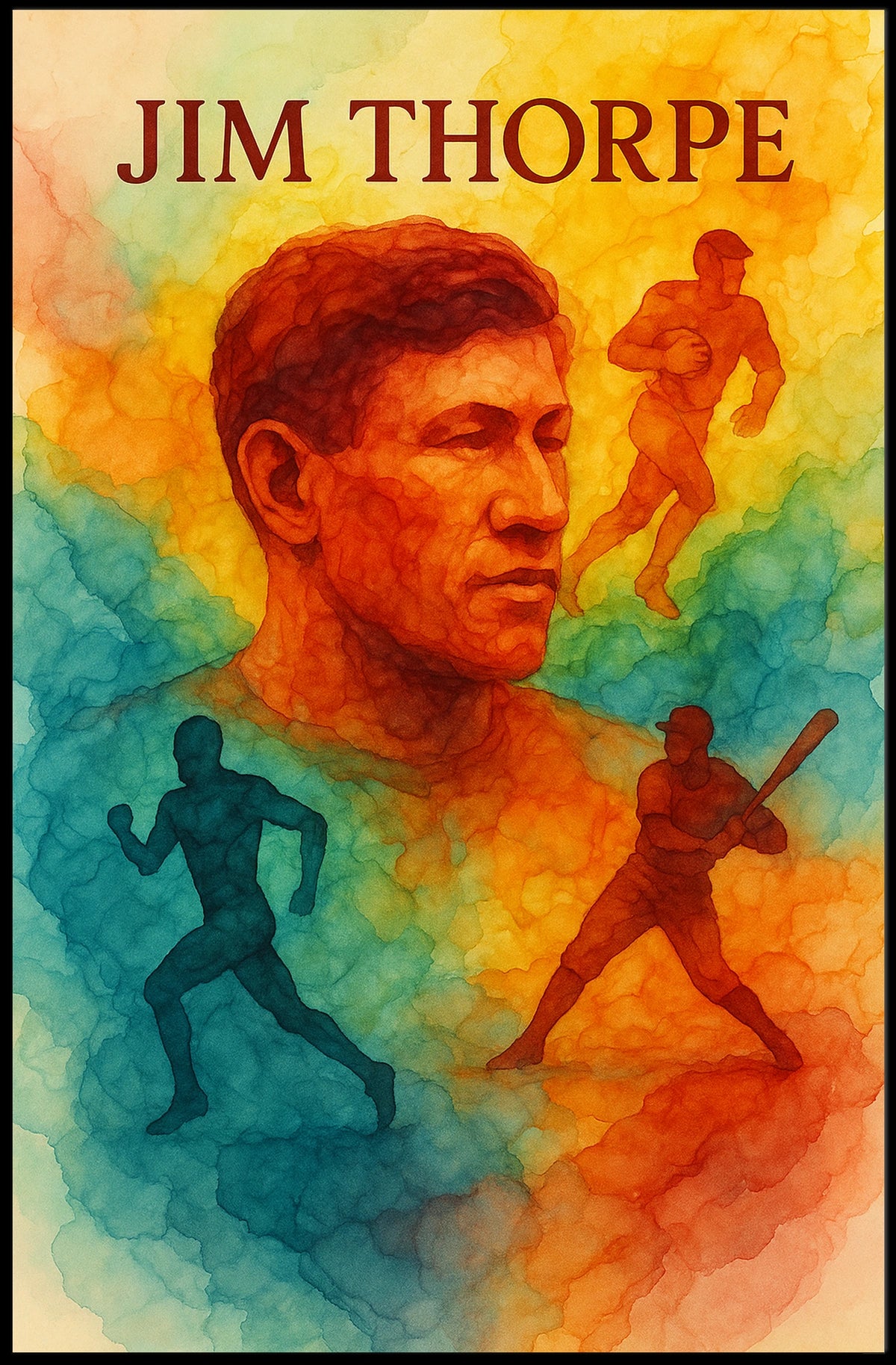 Jim Thorpe A Legendary Athlete Poster