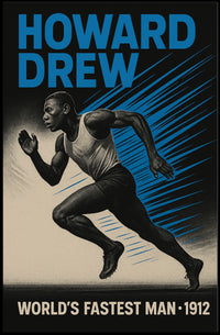 Howard Drew WorldS Fastest Man Poster