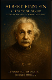 Albert Einstein A Legacy of Genius Poster