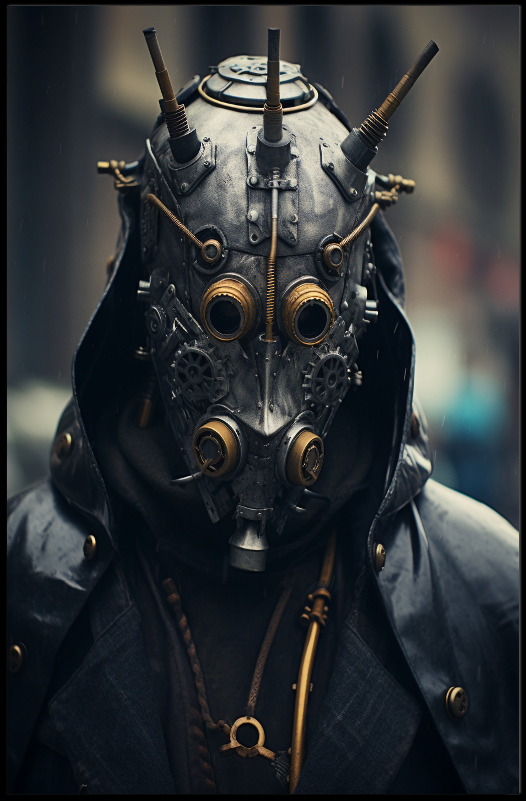 Steampunk Sentinel Poster PosterGoat