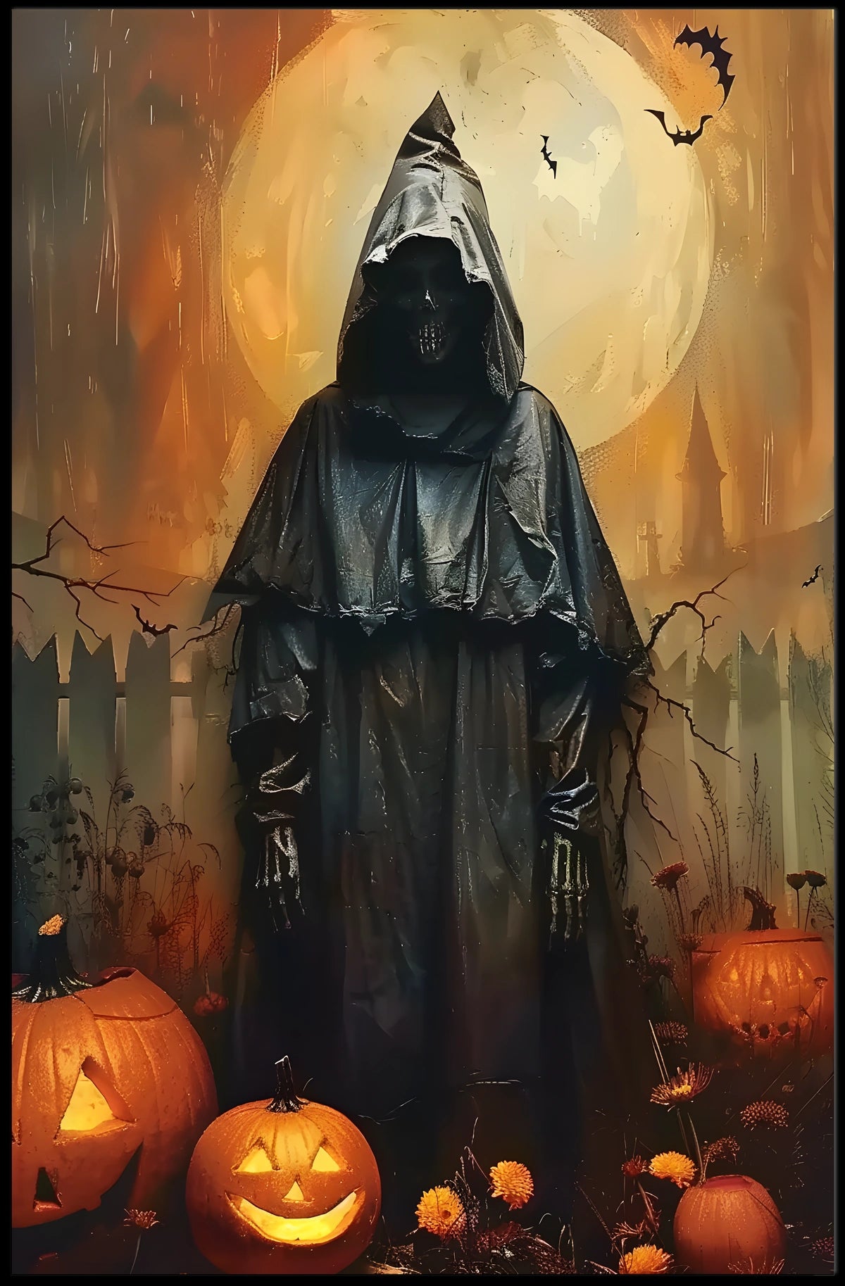 Halloween Night Specter Poster