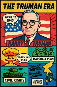 Harry Truman 33rd President Poster PosterGoat