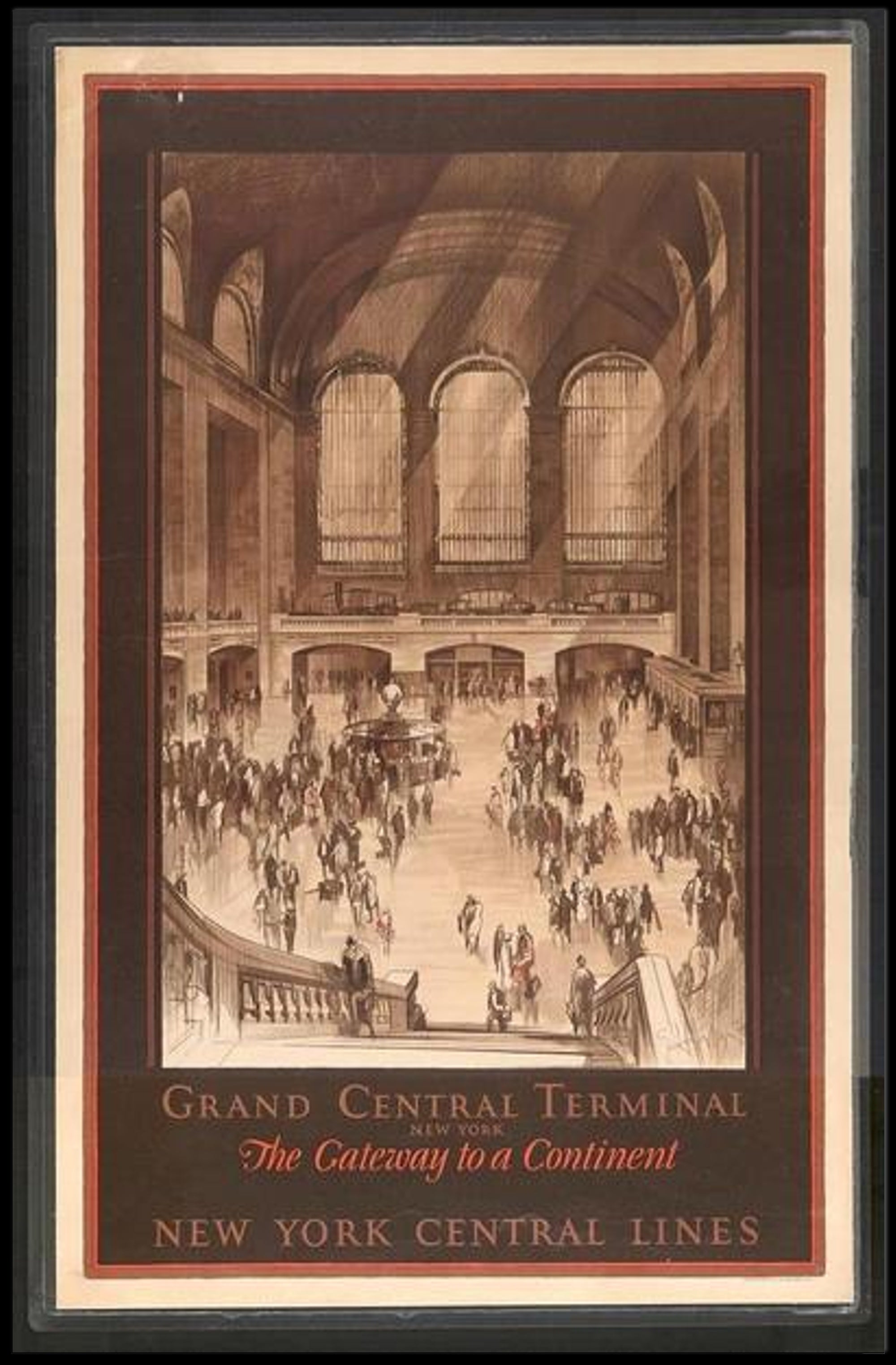 Grand Central Terminal: Gateway to a Continent Poster PosterGoat