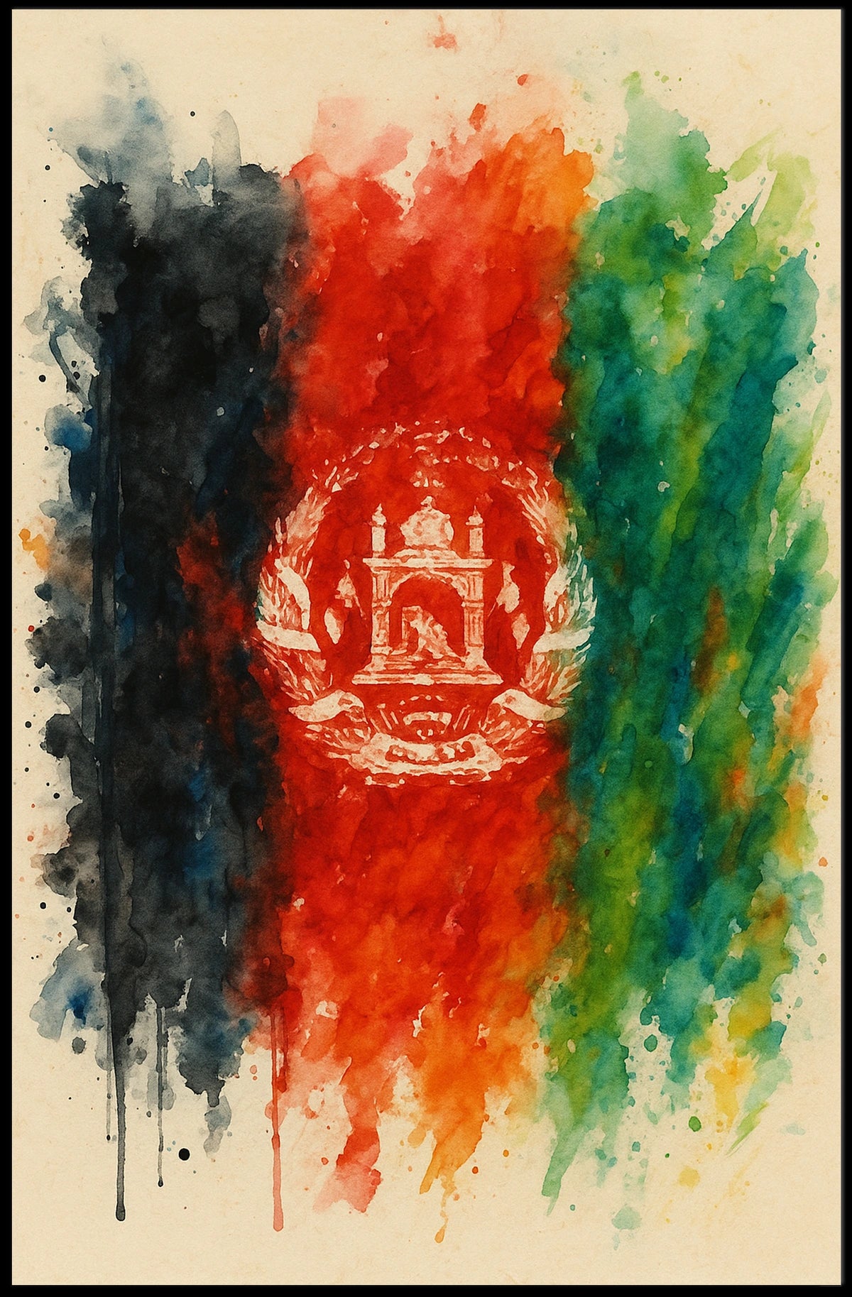 Colors of Afghanistan Poster