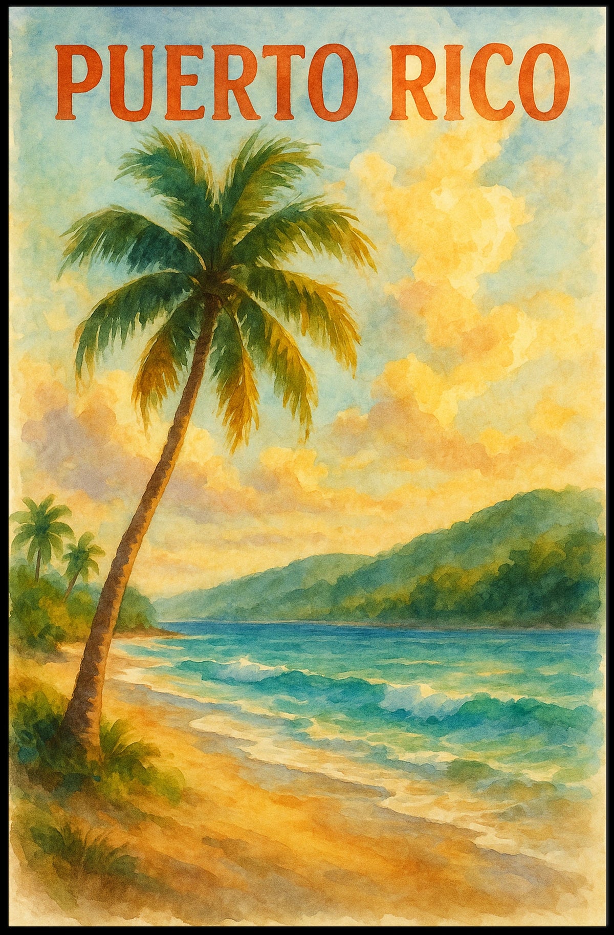 Puerto Rico Paradise Poster