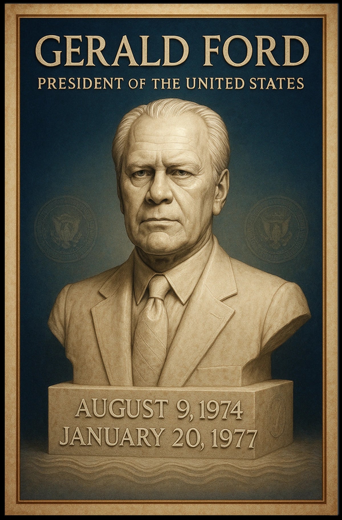 Gerald Ford President of the United States Poster