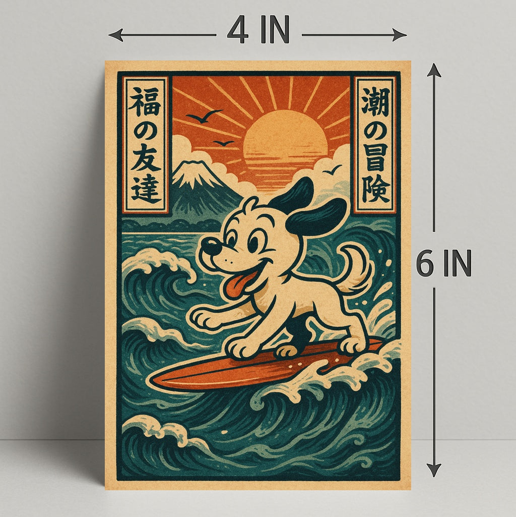 Surfing Adventure Poster PosterGoat