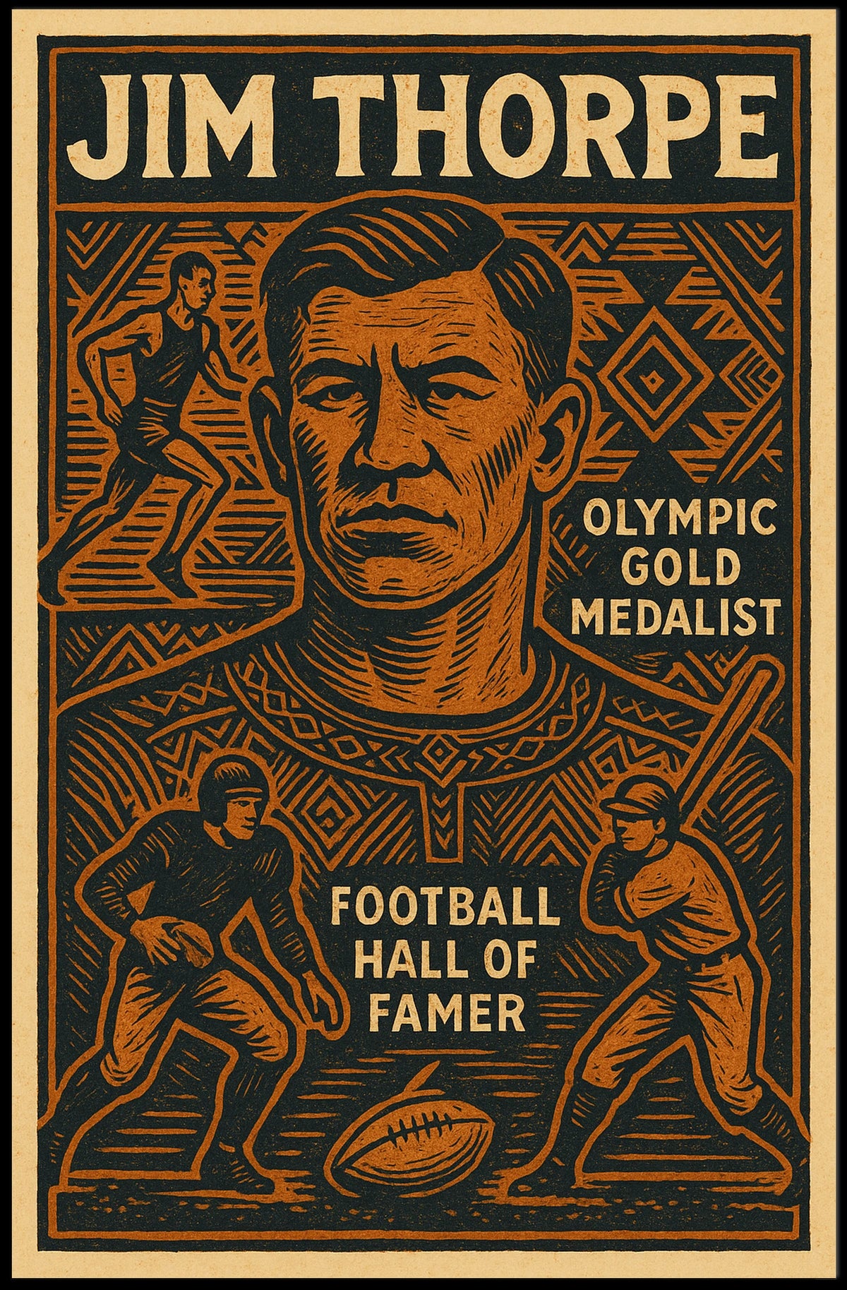 Celebrating Jim Thorpe Poster