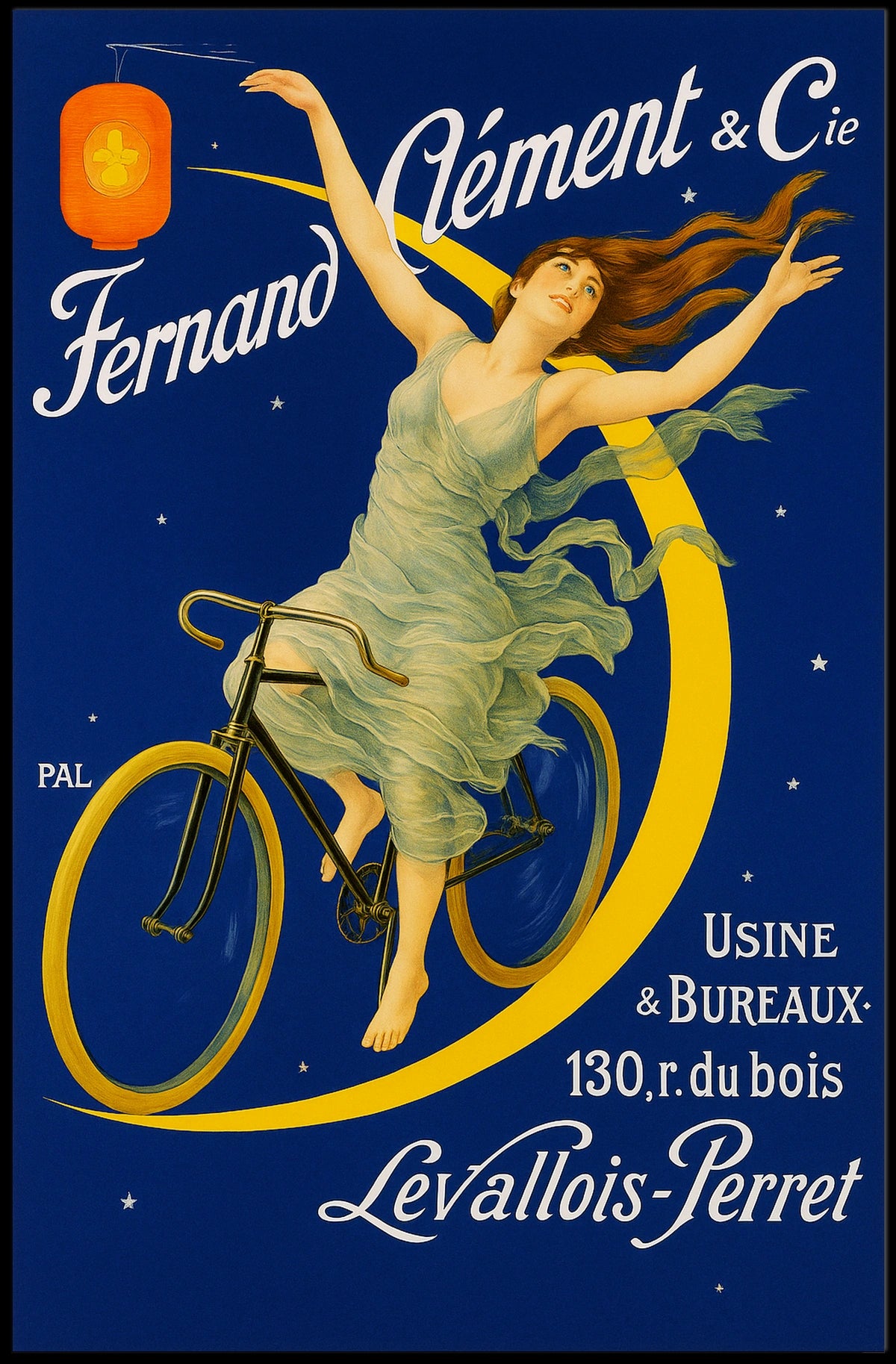 Fernand Clément & Cie Cycling Advertisement Poster