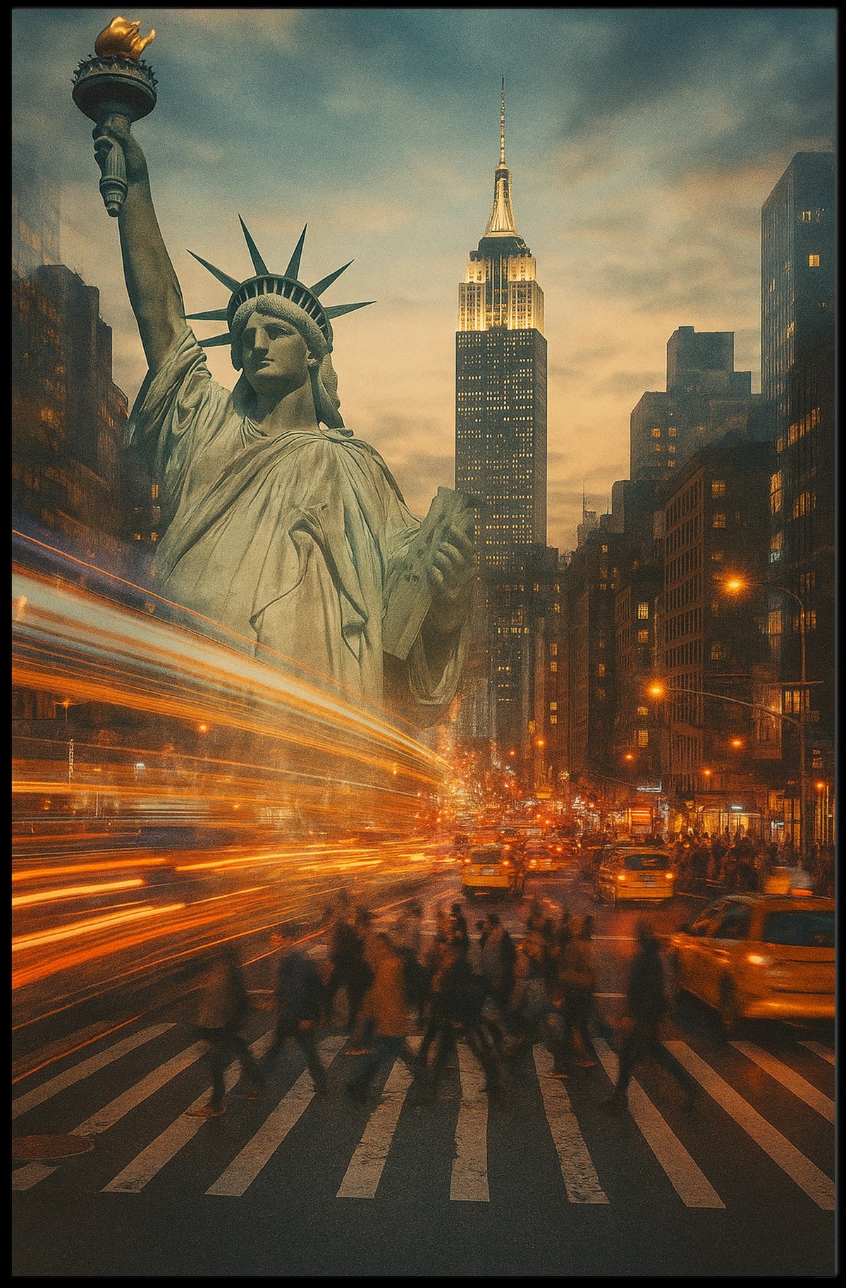 New York City Lights Poster