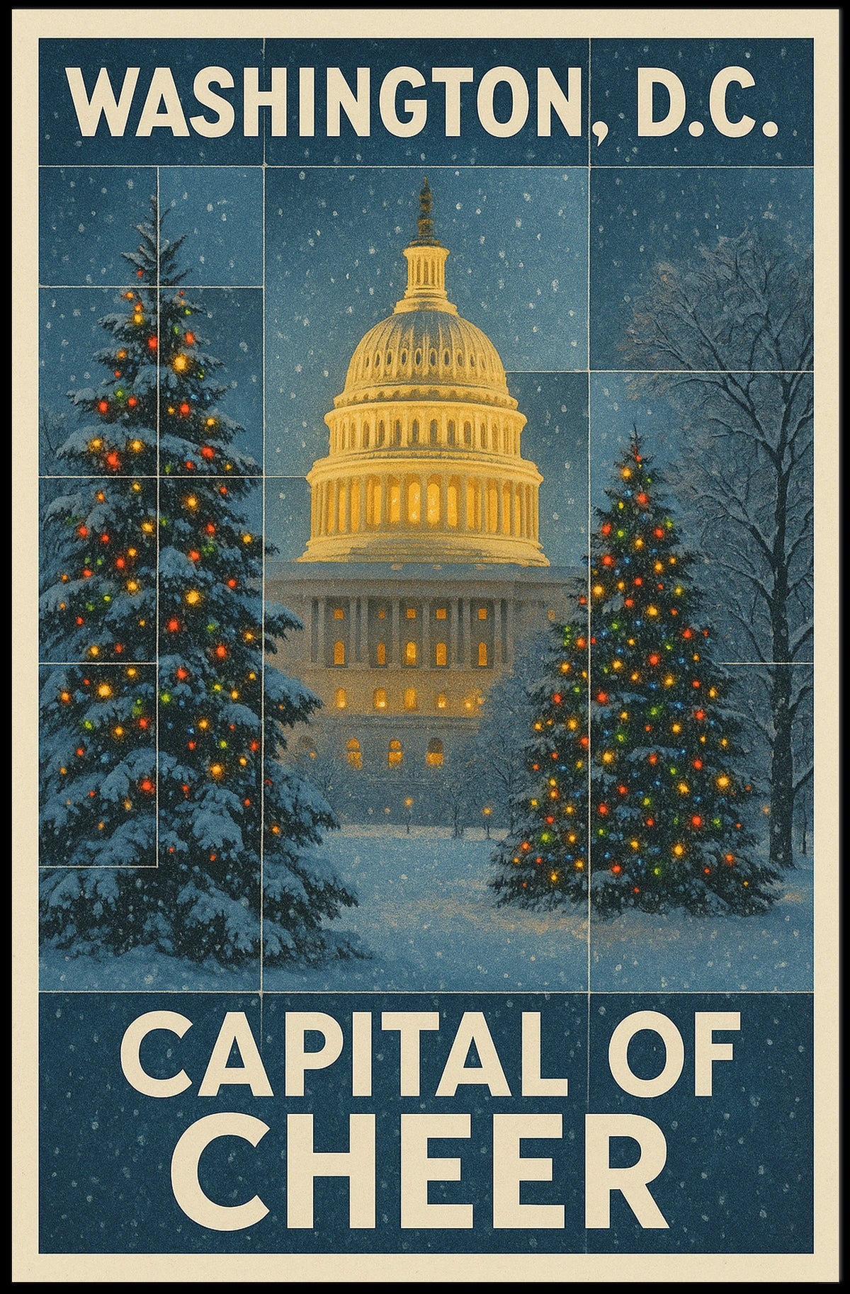Washington, D.C. Capital Of Cheer Poster